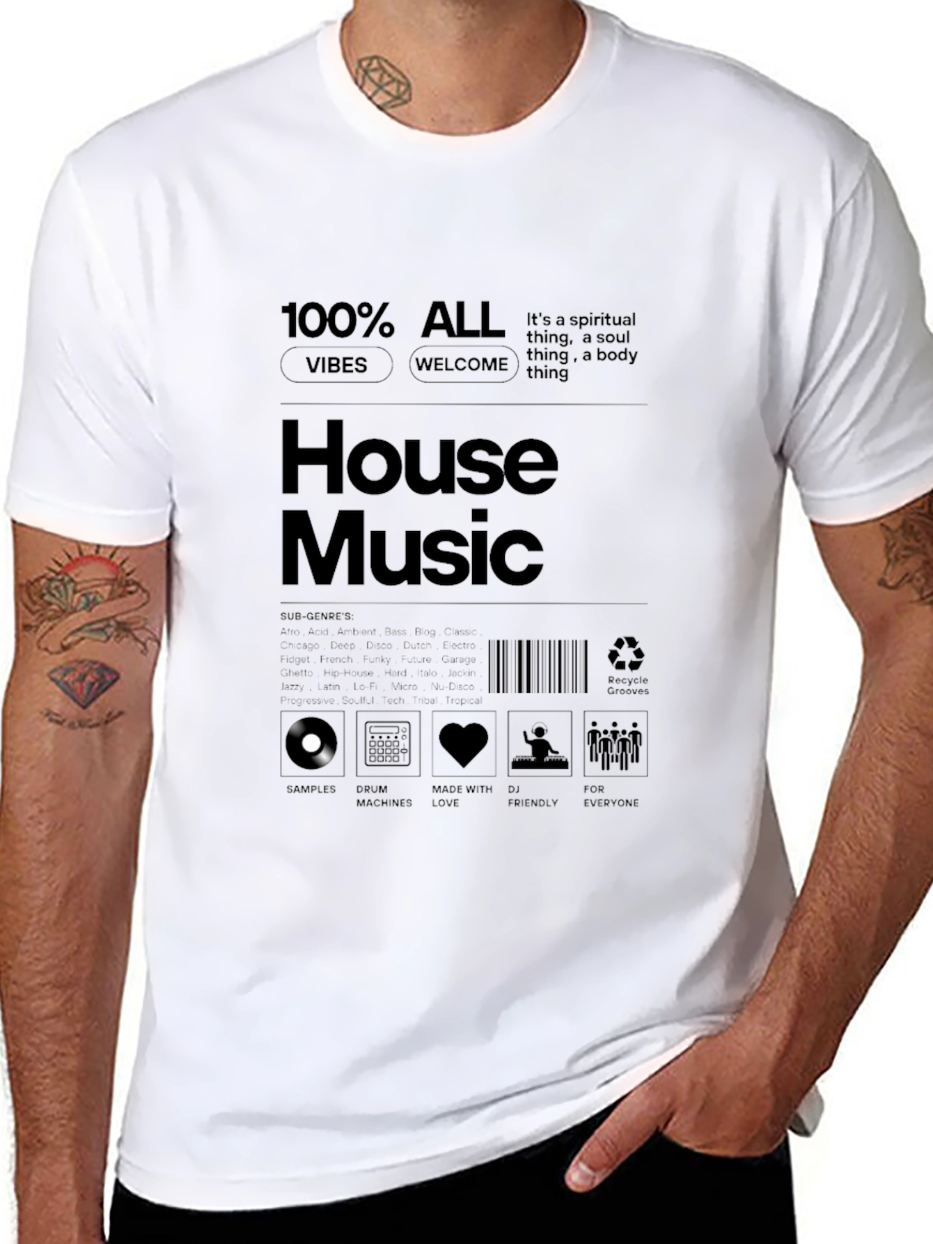 House Music Graphic T-Shirt