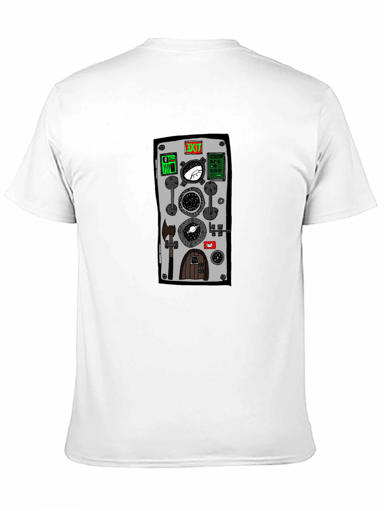 Unique Portal Door Graphic T-Shirt