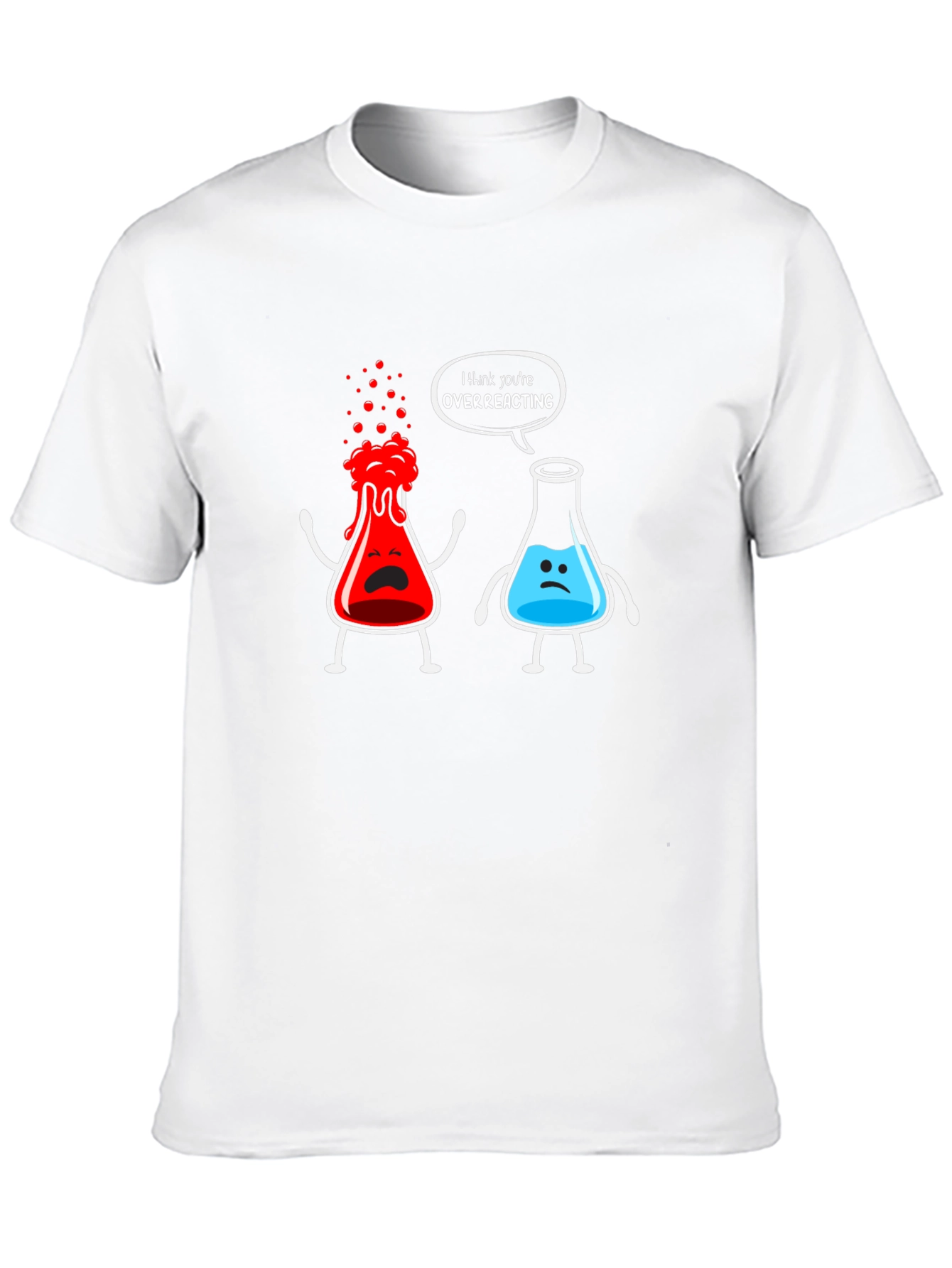 Funny Chemistry Overreacting Graphic T-Shirt