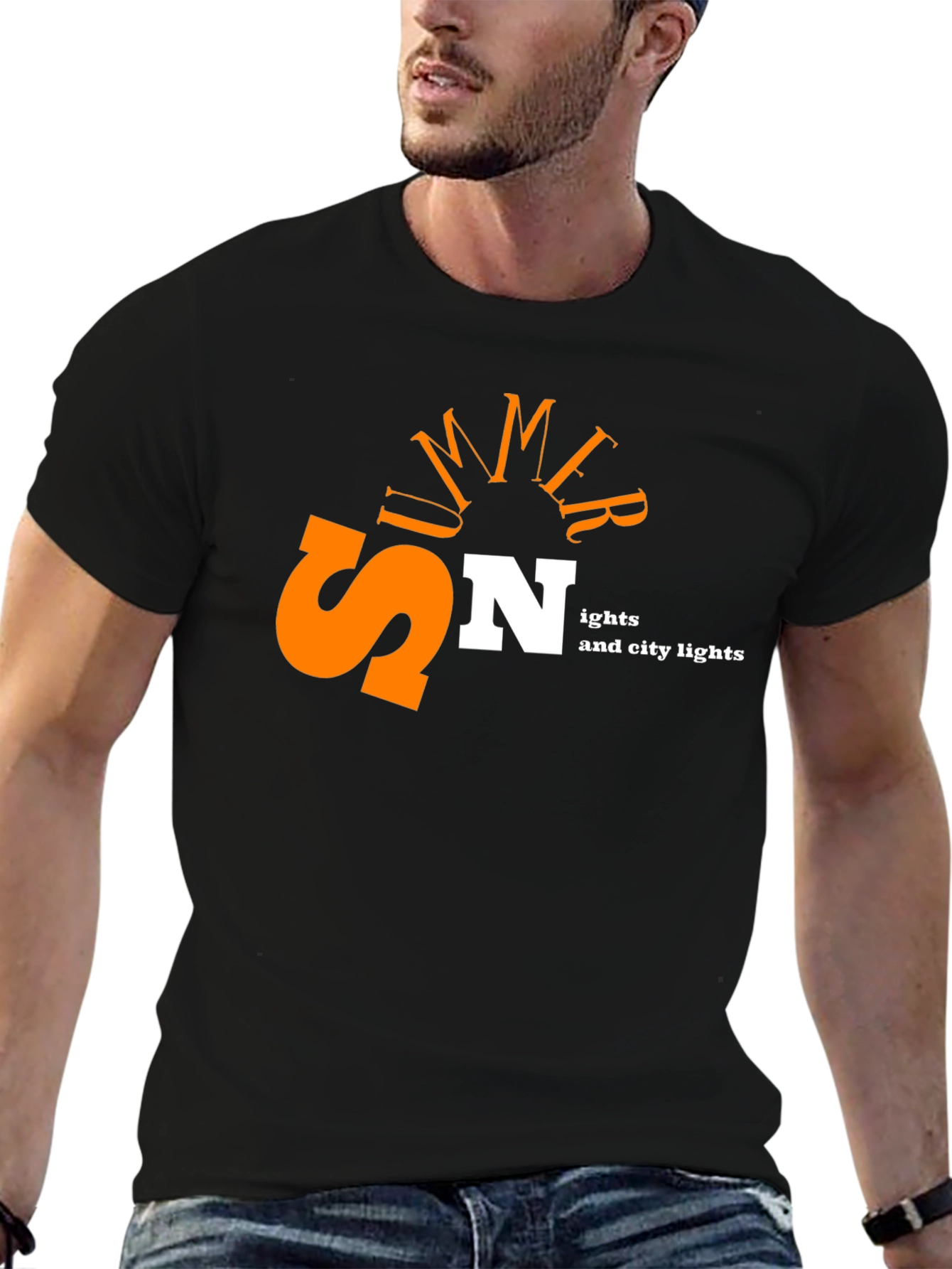 Summer Nights City Lights Graphic Tee