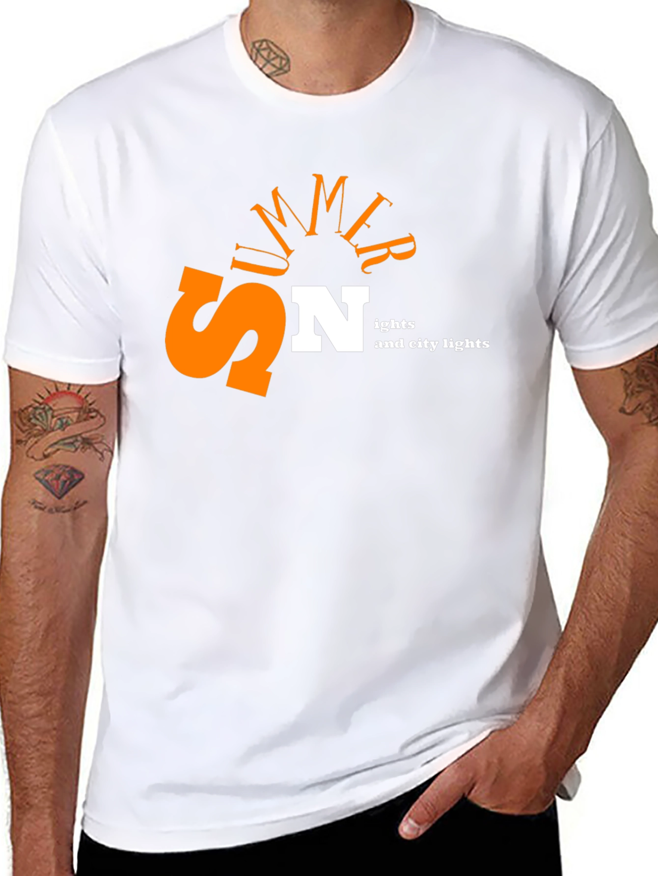 Summer Nights City Lights Graphic Tee