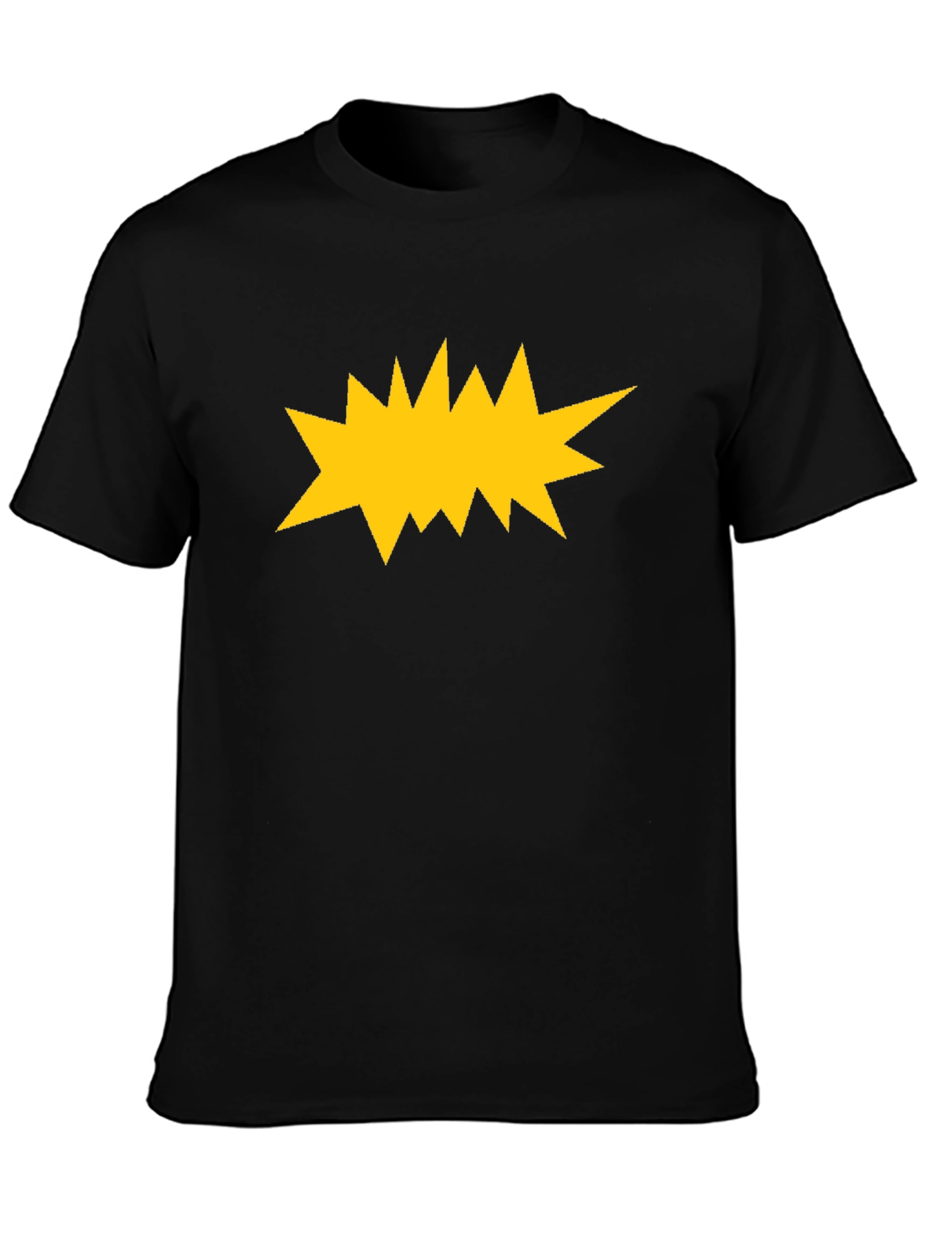 Bold Graphic Black T-Shirt - Pop Art Explosion