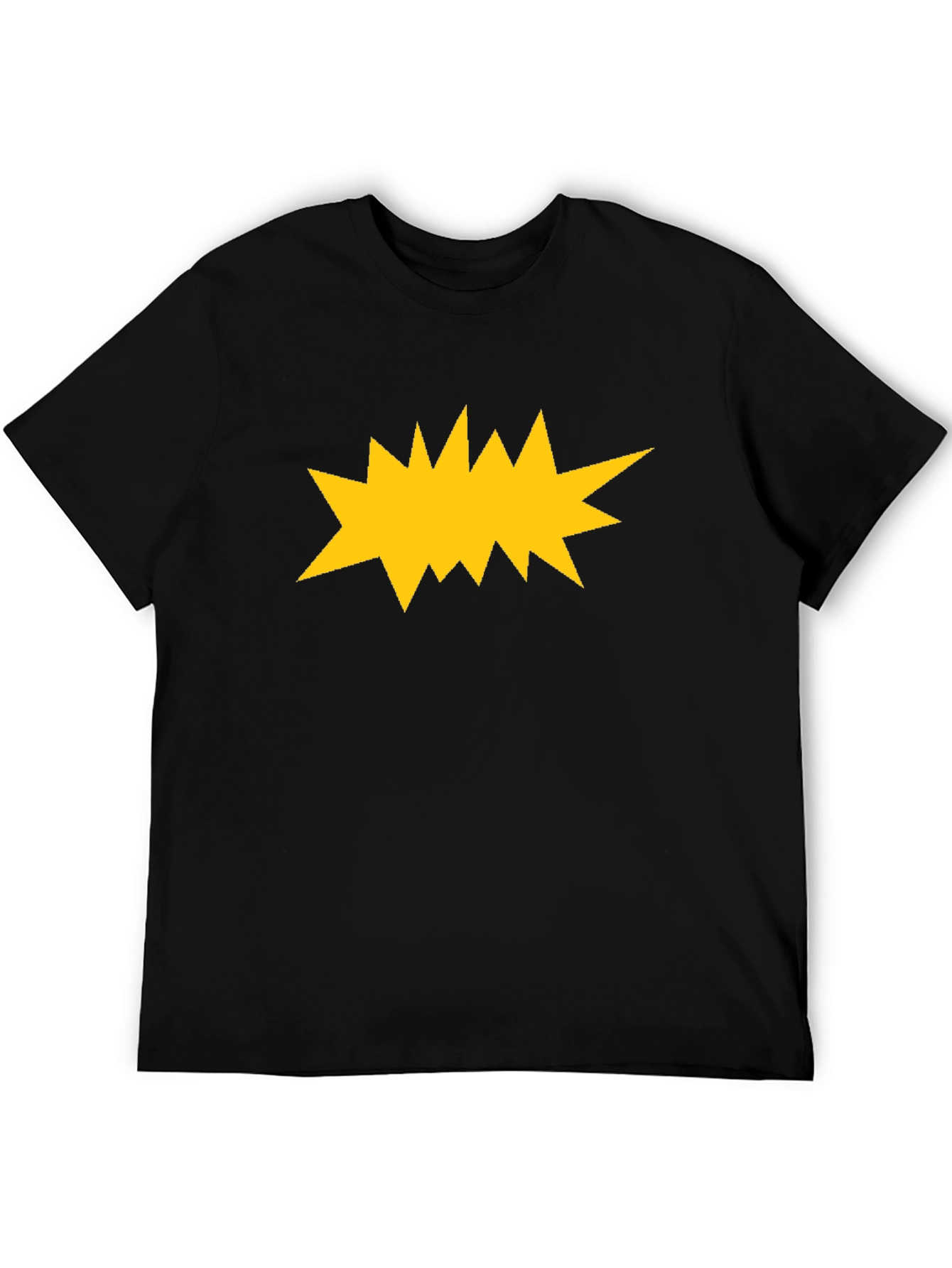 Bold Graphic Black T-Shirt - Pop Art Explosion