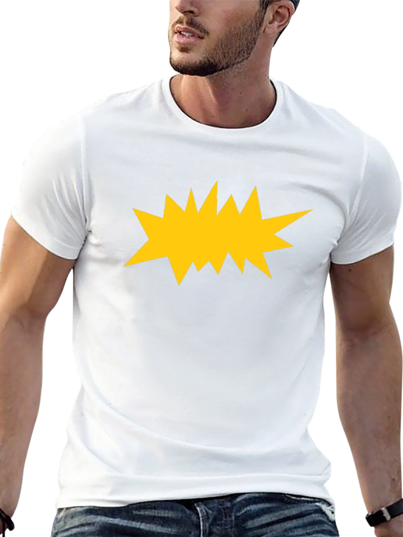 Bold Graphic Black T-Shirt - Pop Art Explosion