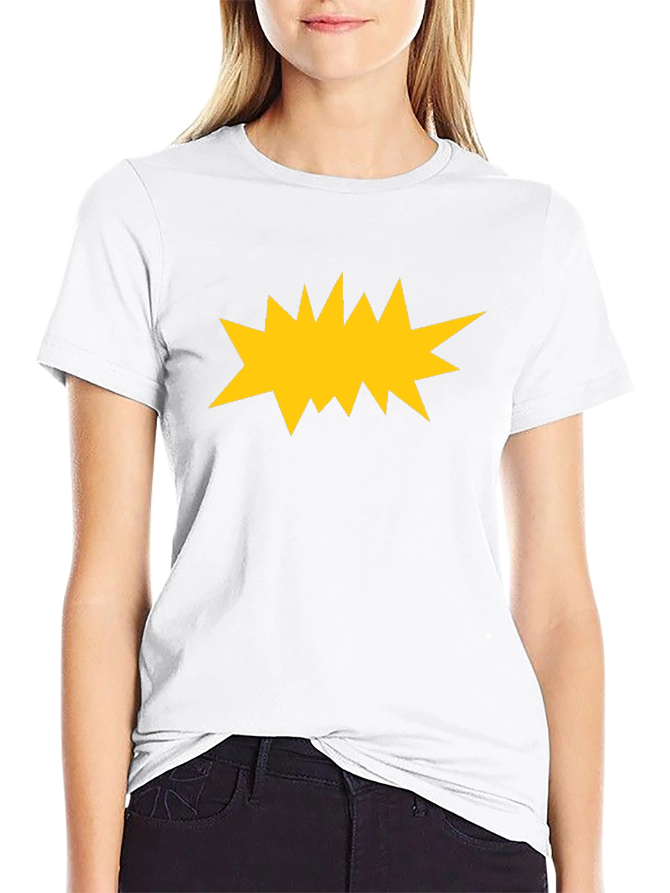Bold Graphic Black T-Shirt - Pop Art Explosion
