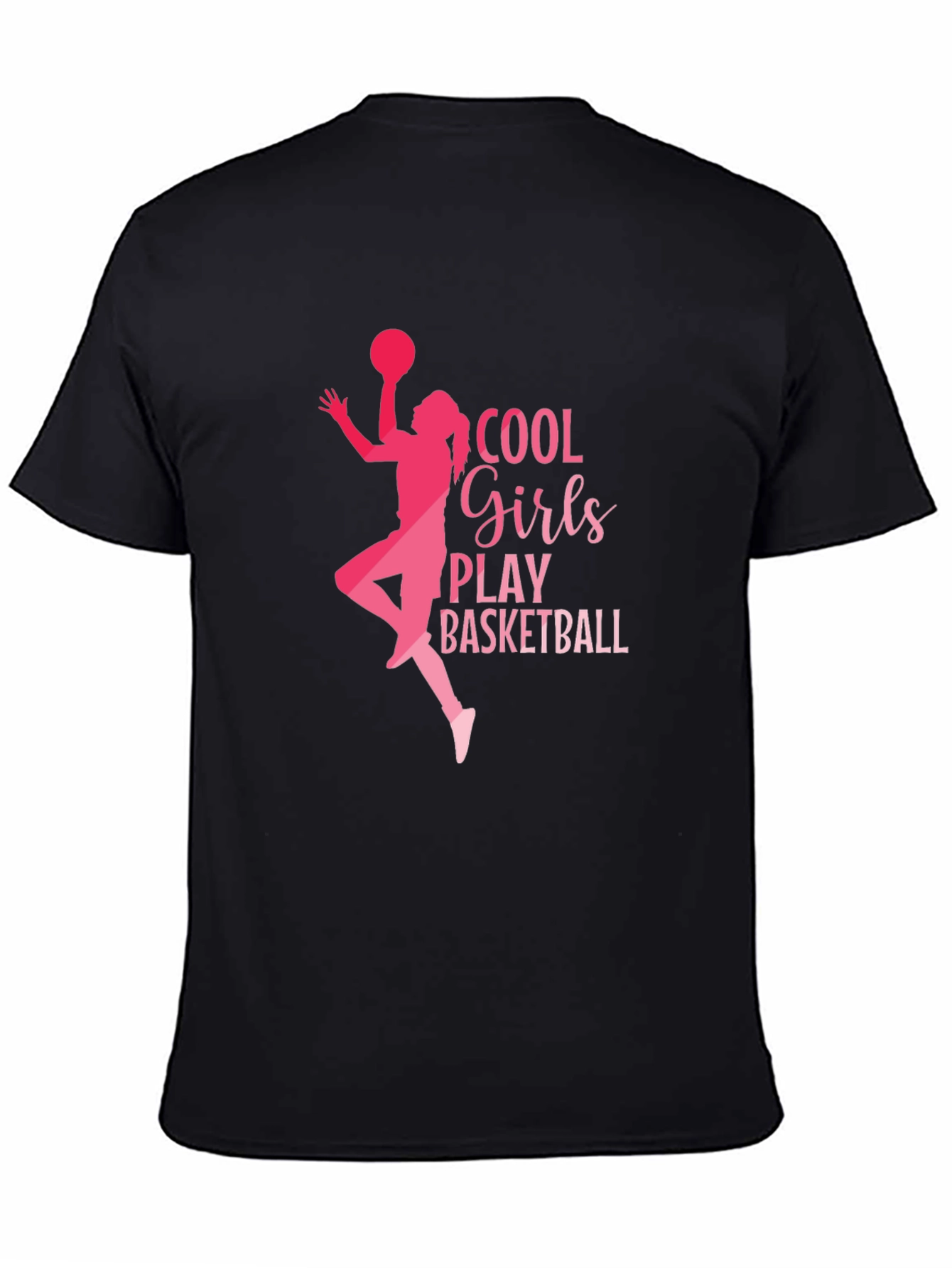 Cool Girls Play Basketball Graphic Tee