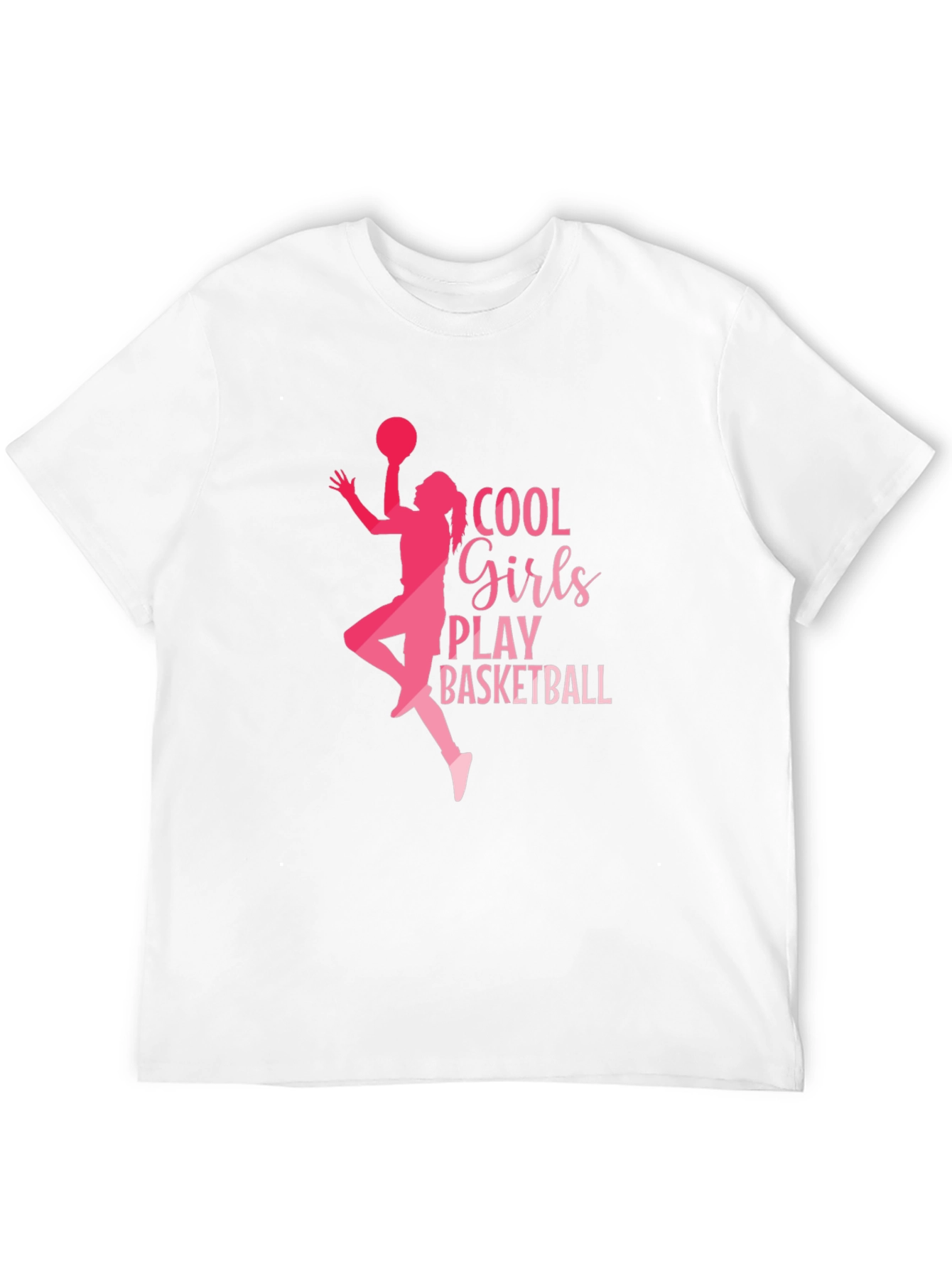 Cool Girls Play Basketball Graphic Tee
