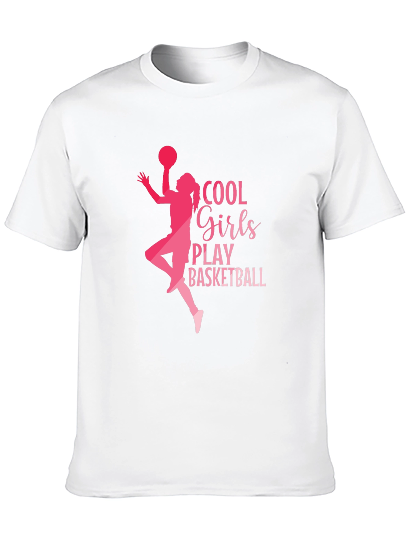 Cool Girls Play Basketball Graphic Tee