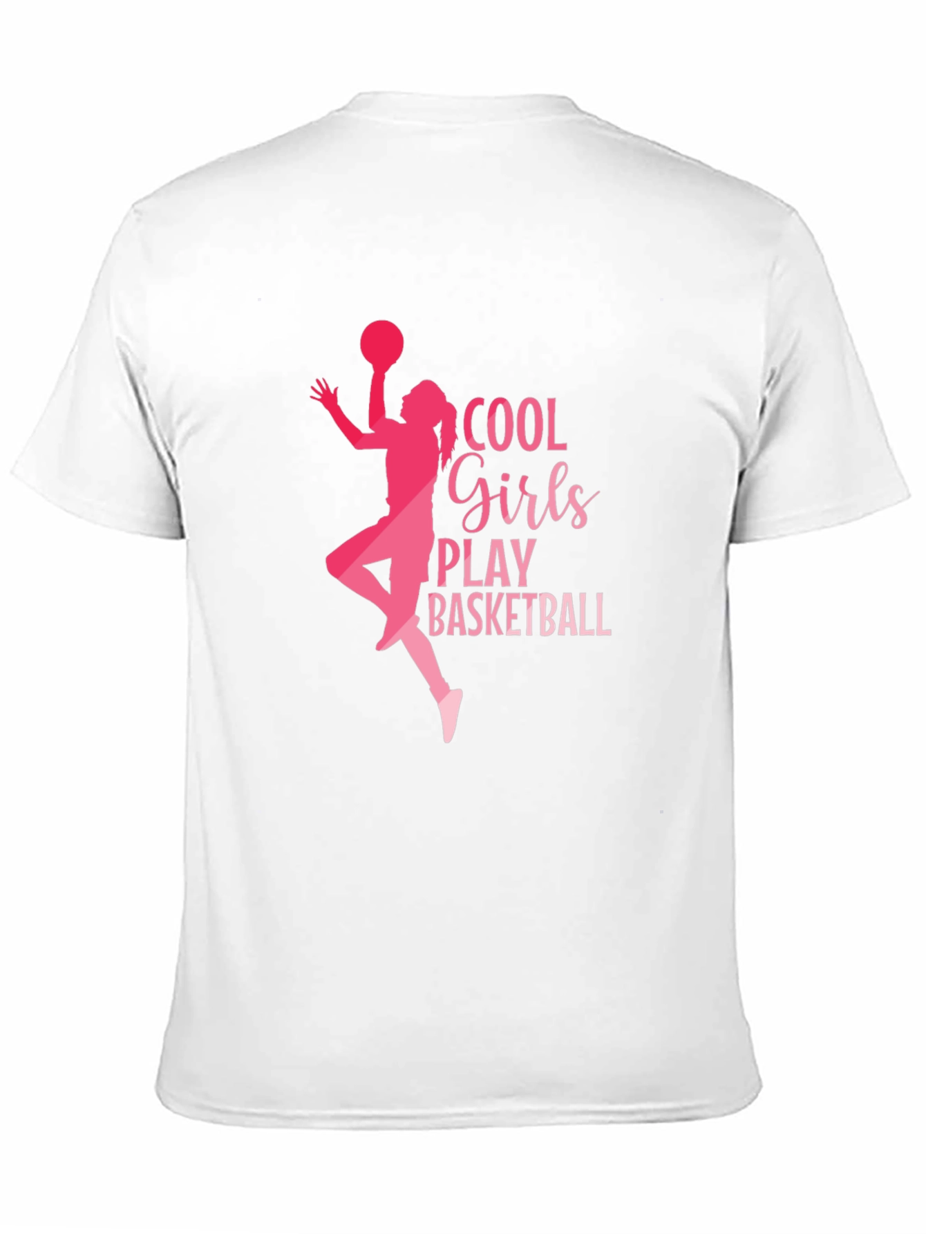 Cool Girls Play Basketball Graphic Tee