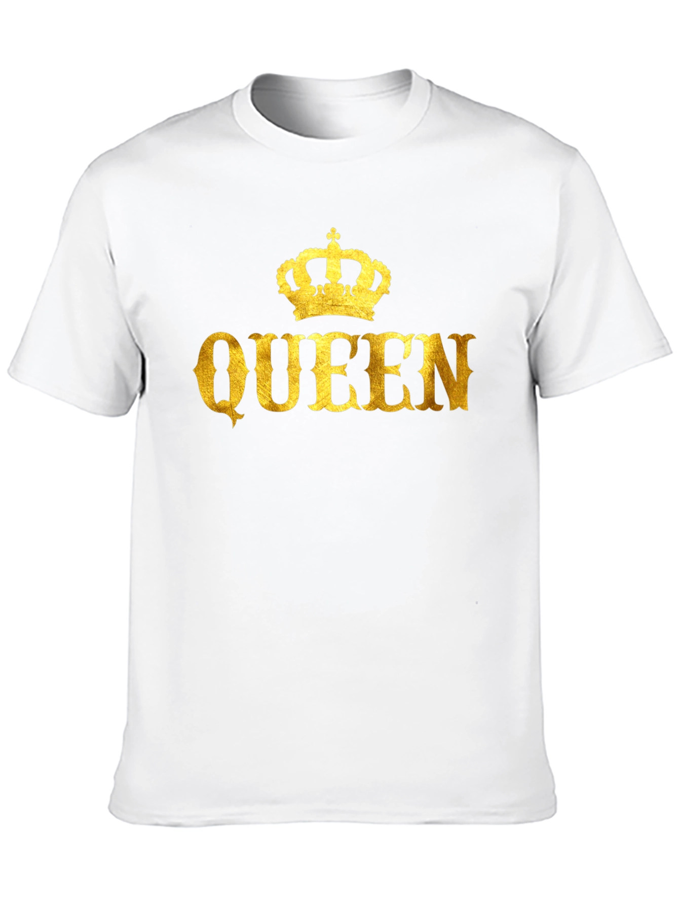 Queen Crown Graphic Black T-Shirt