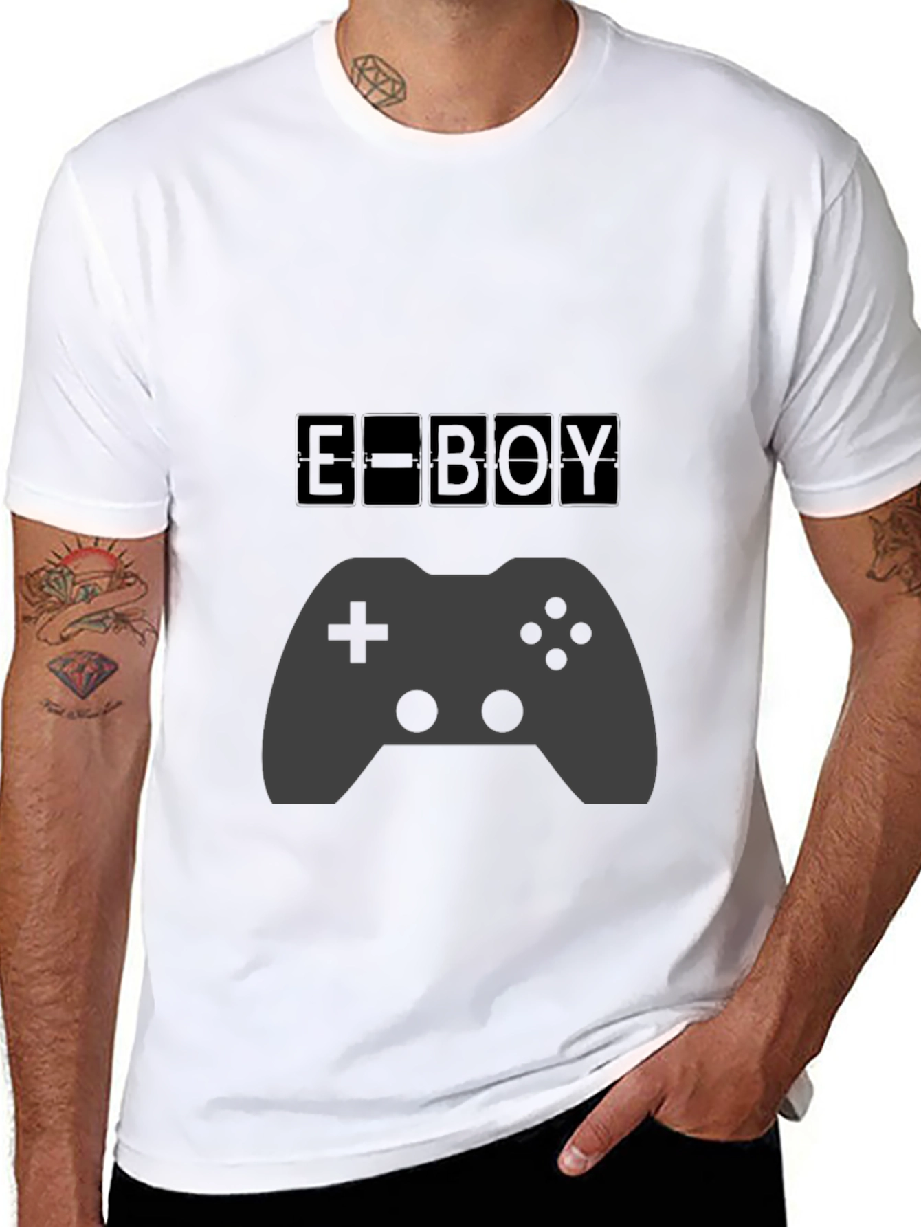 E-Boy Gamer T-Shirt - Classic Console Design