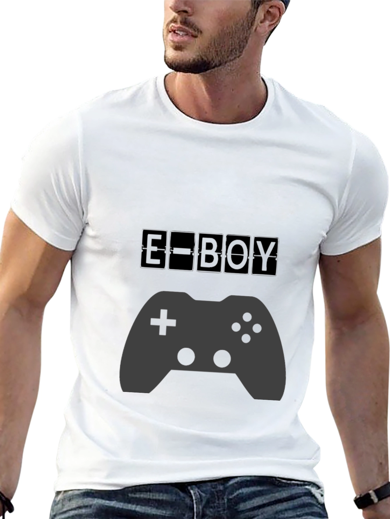 E-Boy Gamer T-Shirt - Classic Console Design