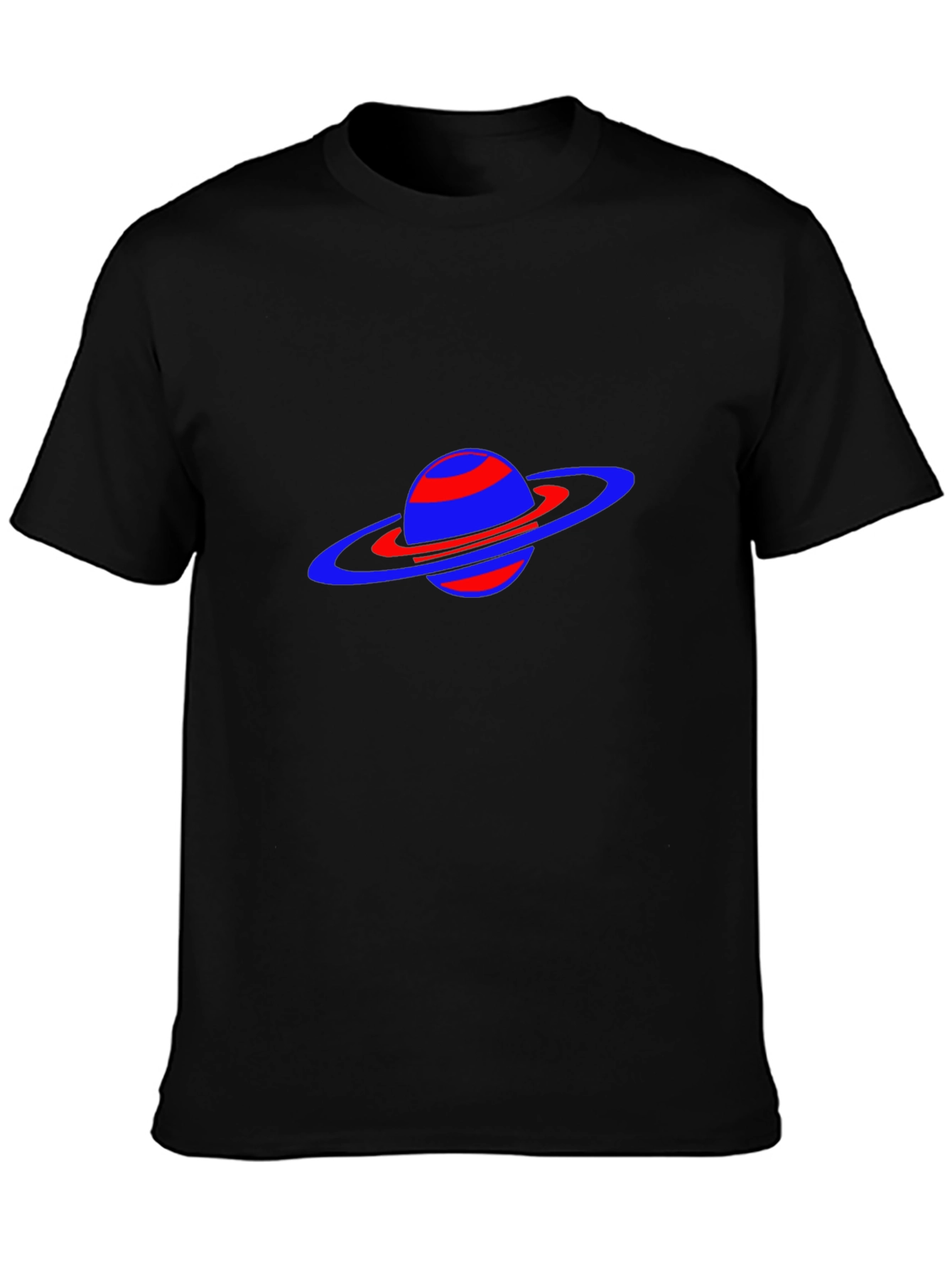 Saturn Graphic Black Tee