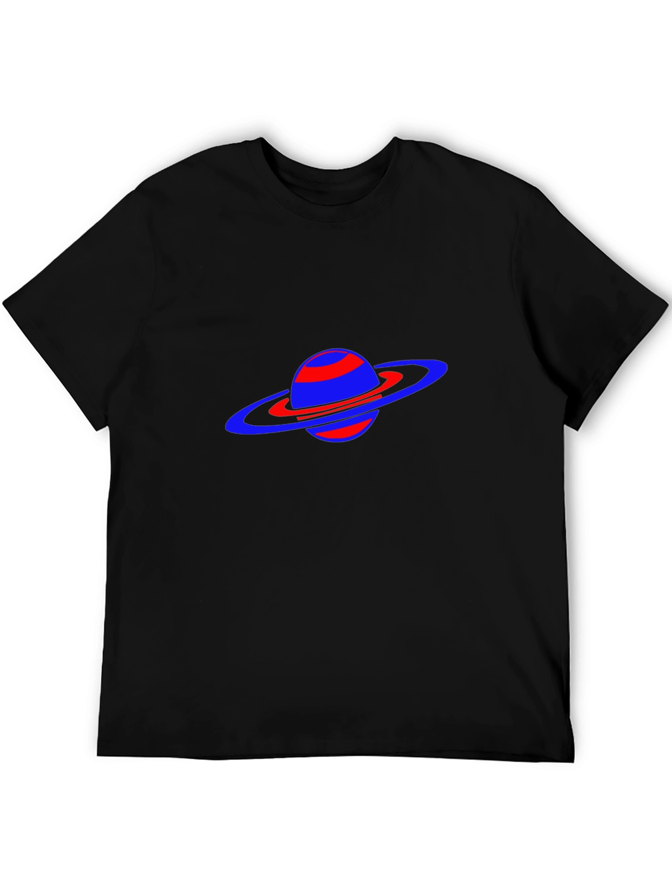 Saturn Graphic Black Tee