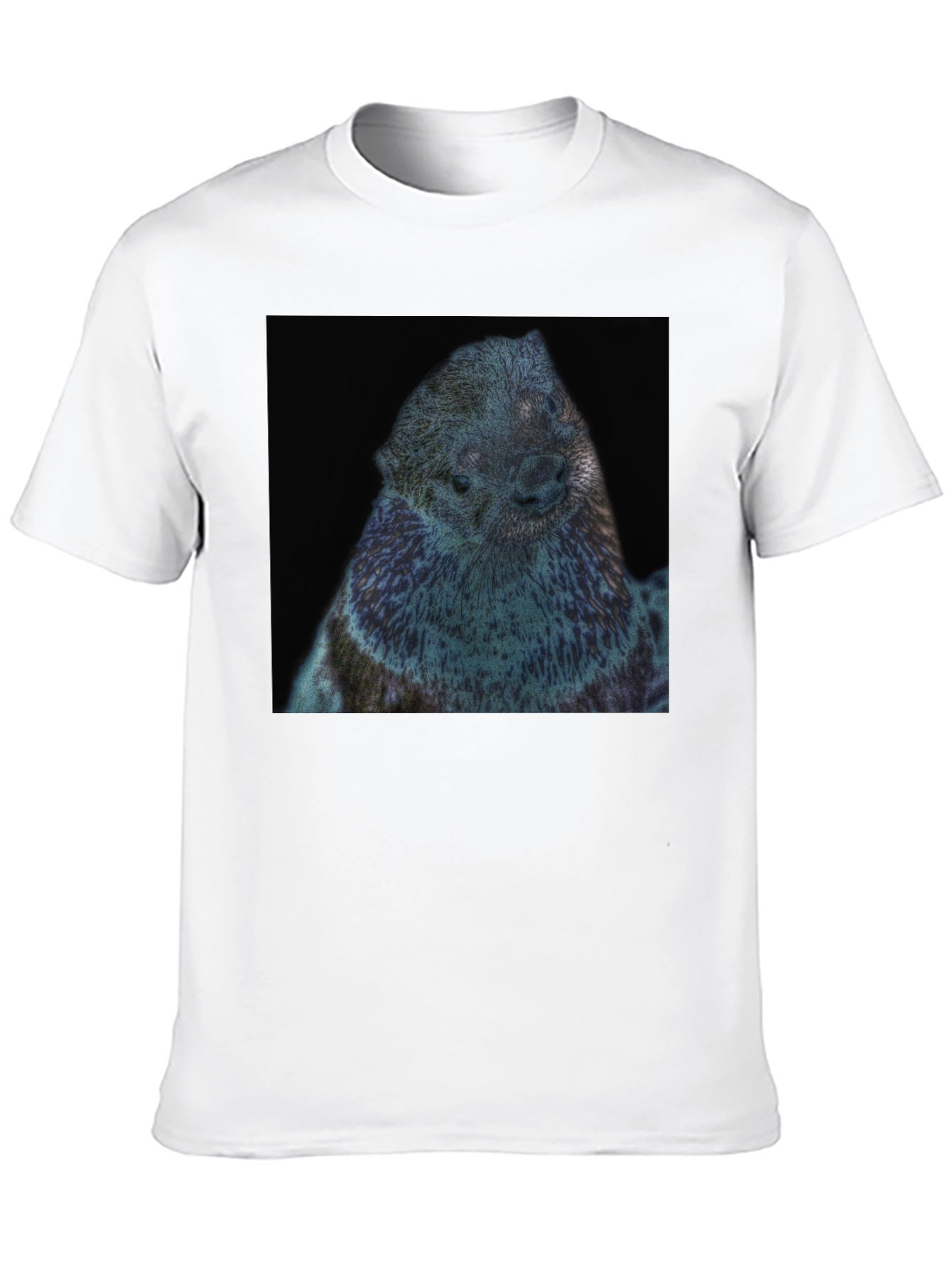 Otter Graphic Black T-Shirt