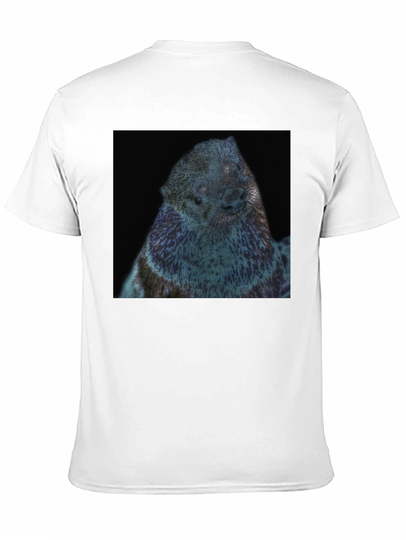 Otter Graphic Black T-Shirt