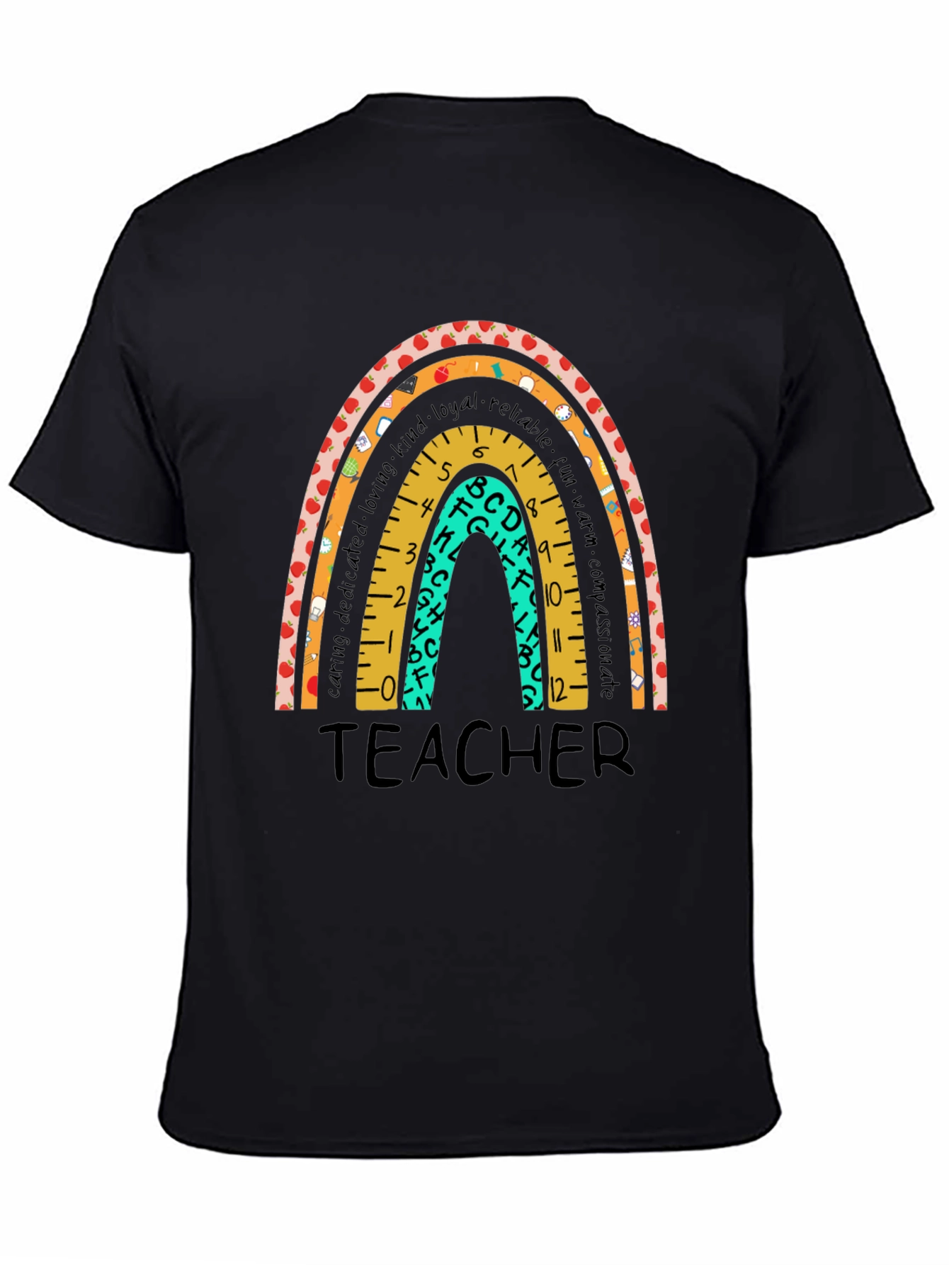 Teacher Rainbow Graphic T-Shirt