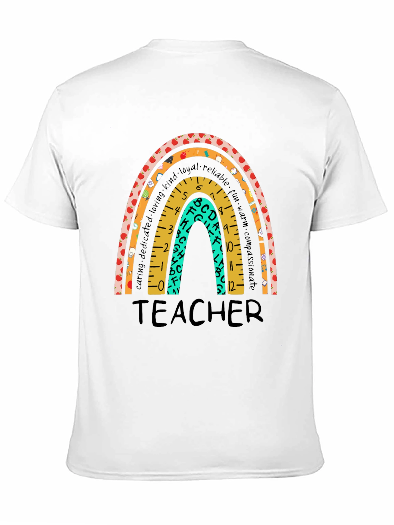 Teacher Rainbow Graphic T-Shirt
