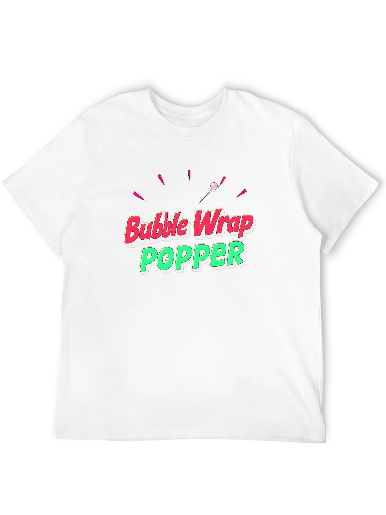 Bubble Wrap Popper Graphic T-Shirt