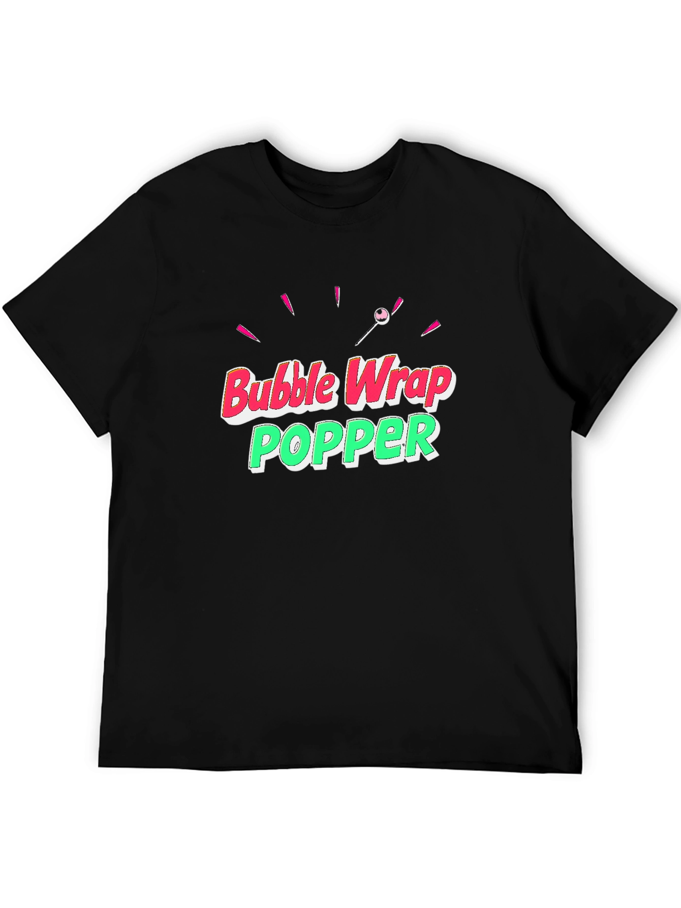 Bubble Wrap Popper Graphic T-Shirt