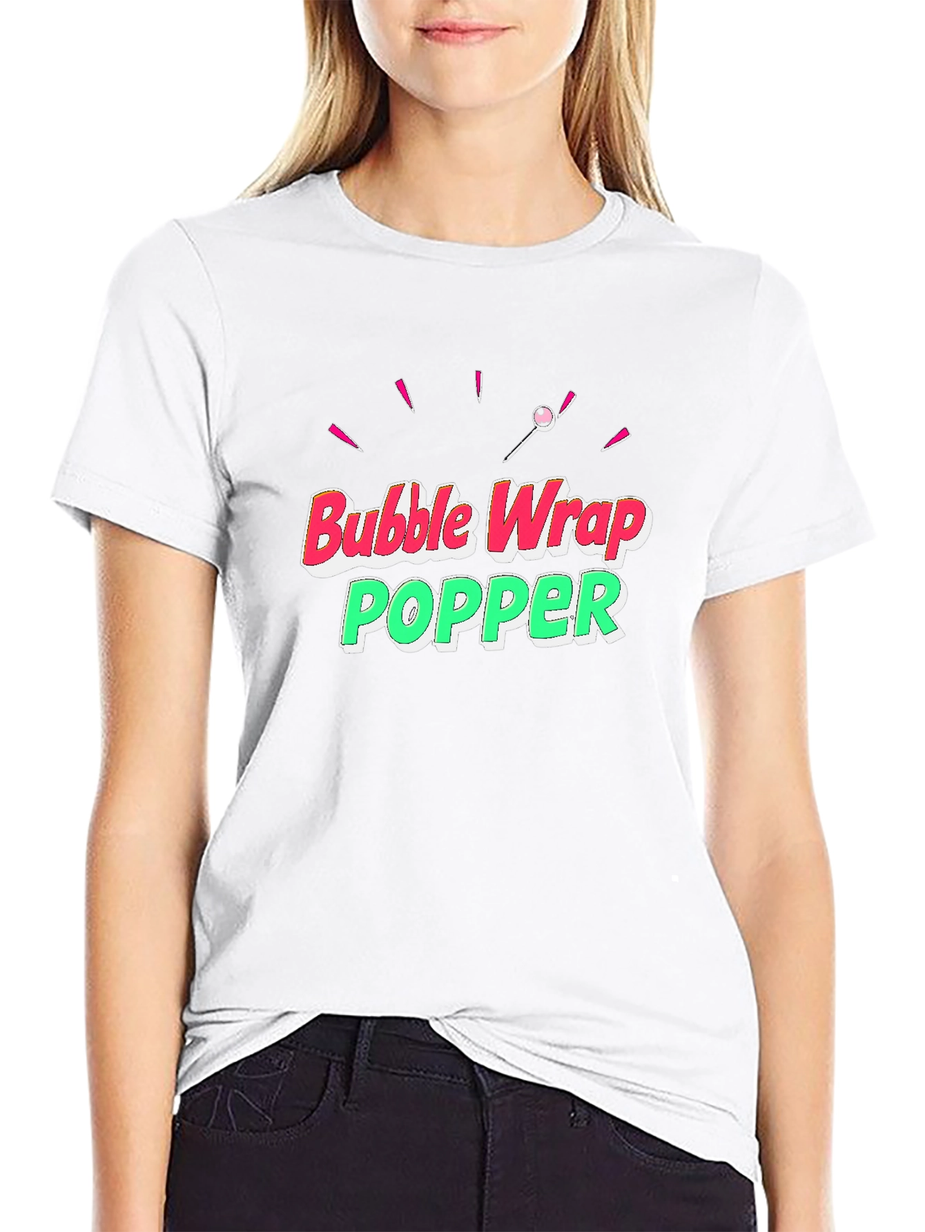 Bubble Wrap Popper Graphic T-Shirt