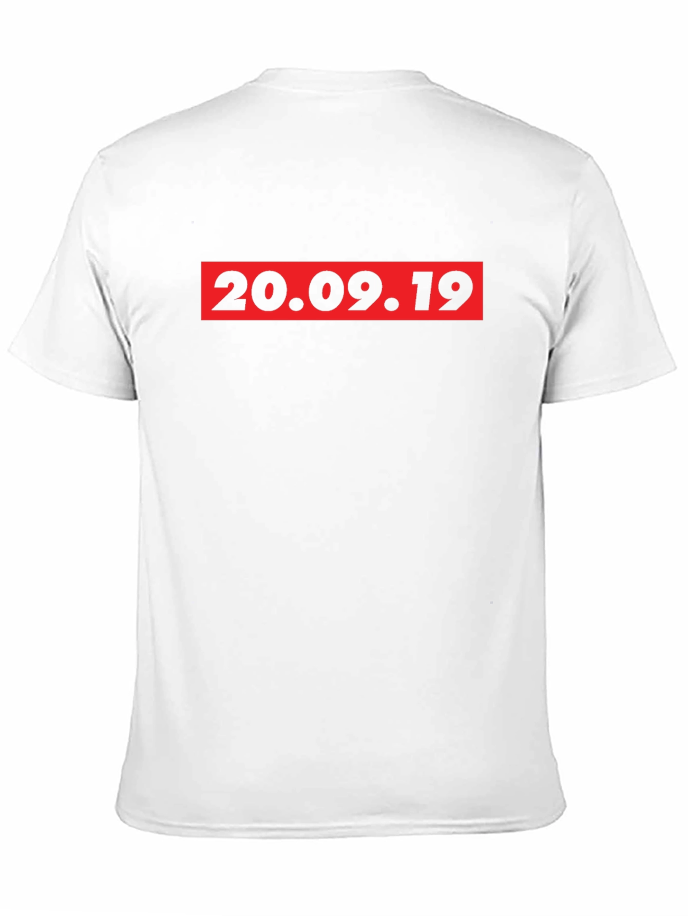 20.09.19 Graphic Tee - Black Crew Neck T-Shirt