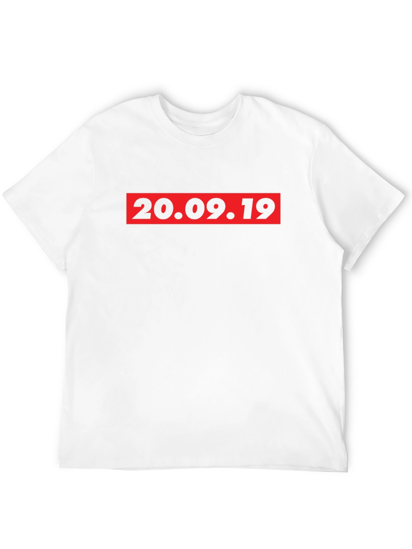 20.09.19 Graphic Tee - Black Crew Neck T-Shirt