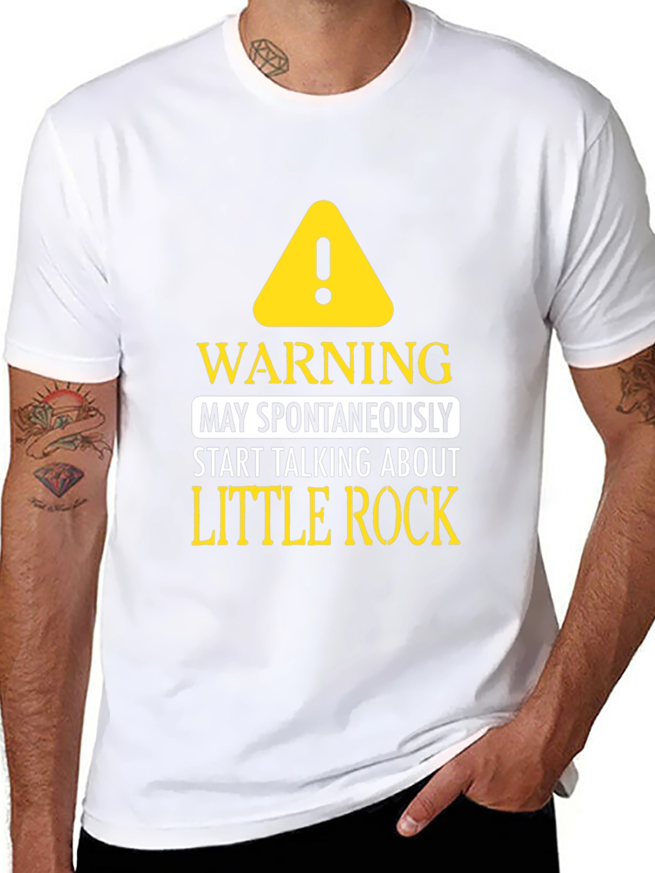 Warning: May Spontaneously Talk About Little Rock T-Shirt