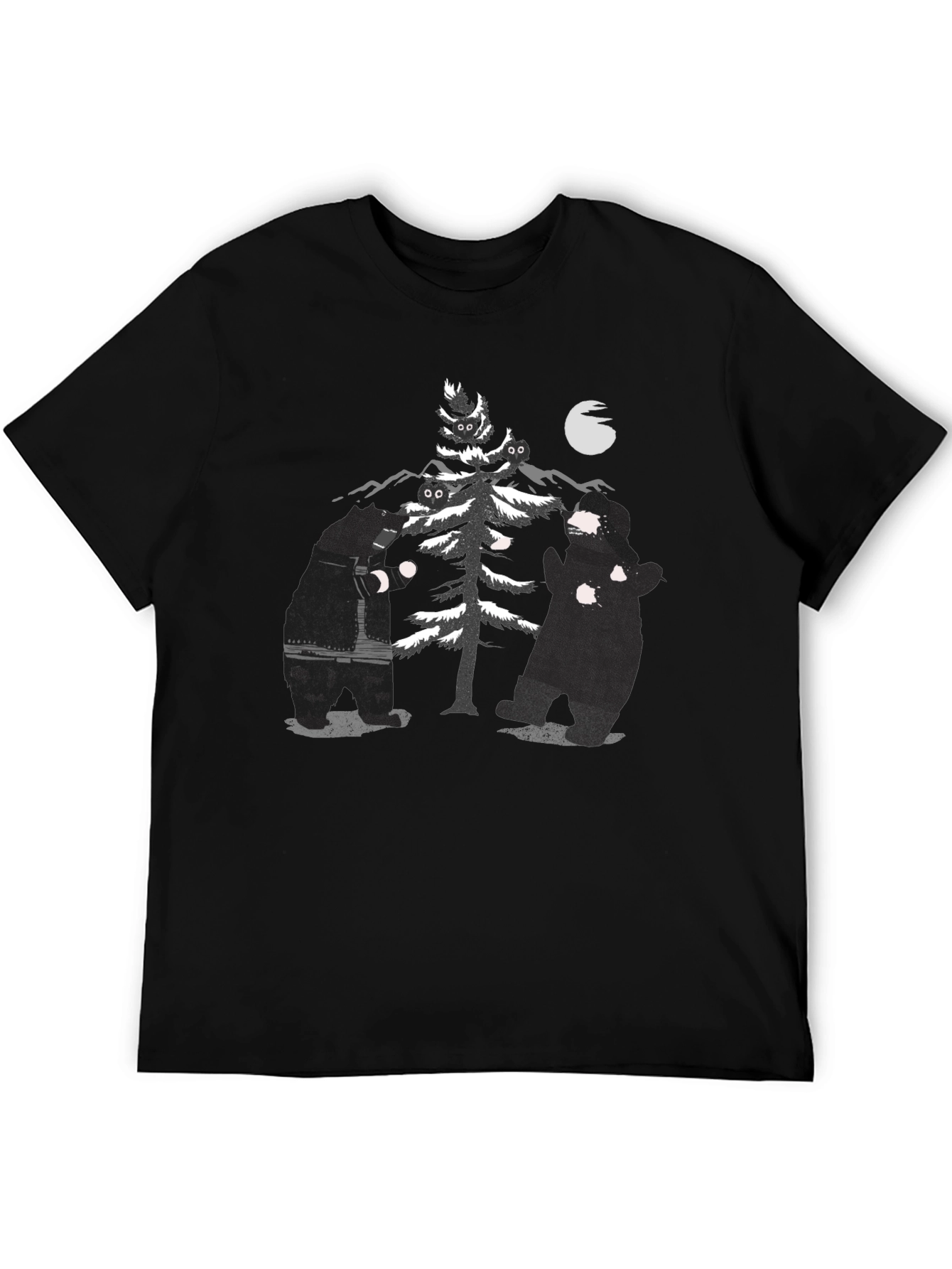 Black Bear Tree Graphic Tee