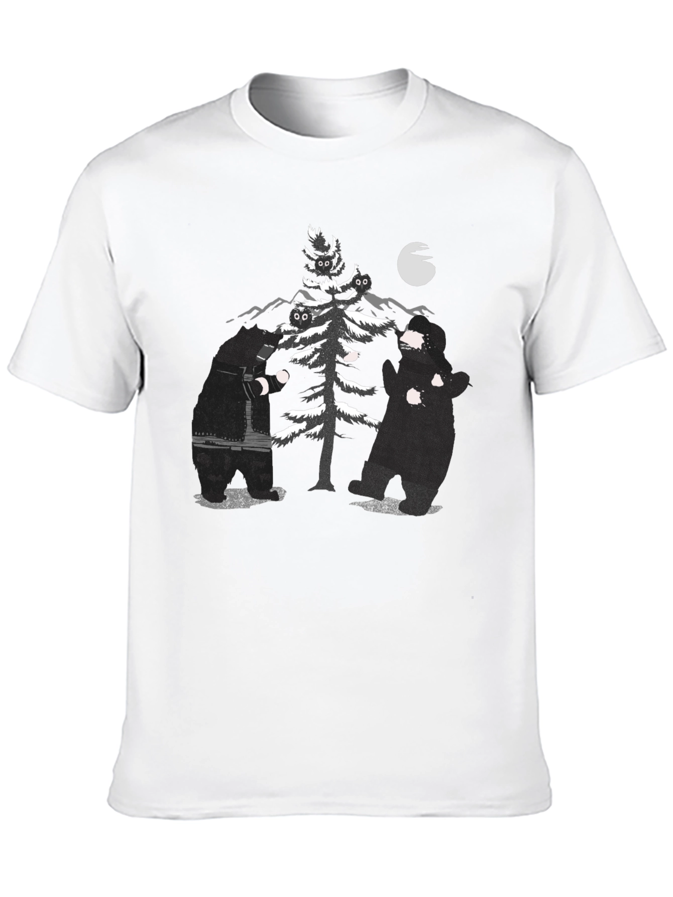 Black Bear Tree Graphic Tee