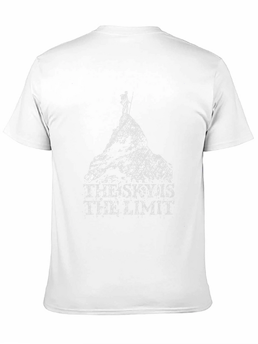 Sky is the Limit Graphic Tee - Mountain Climb Design