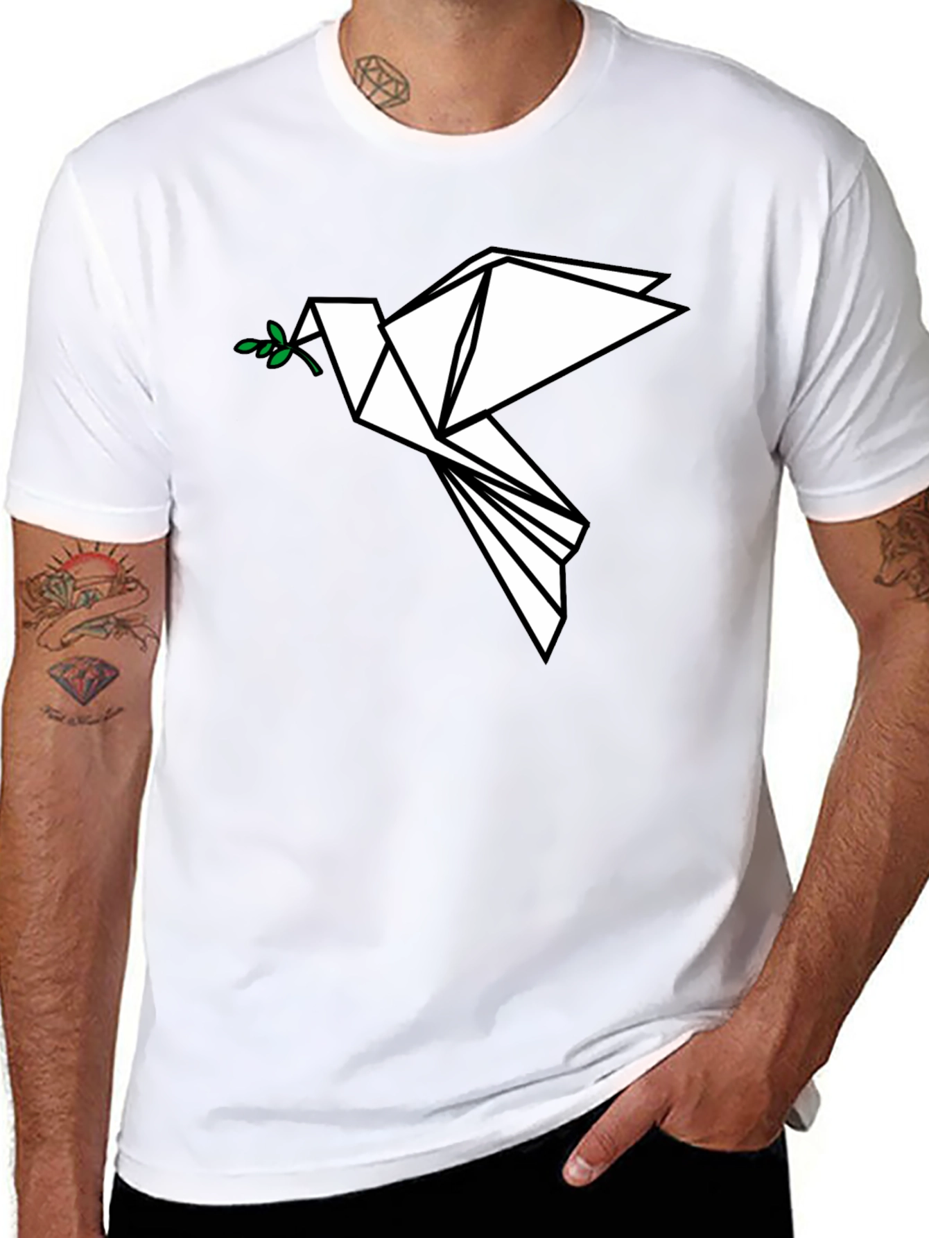 Origami Dove Peace T-Shirt