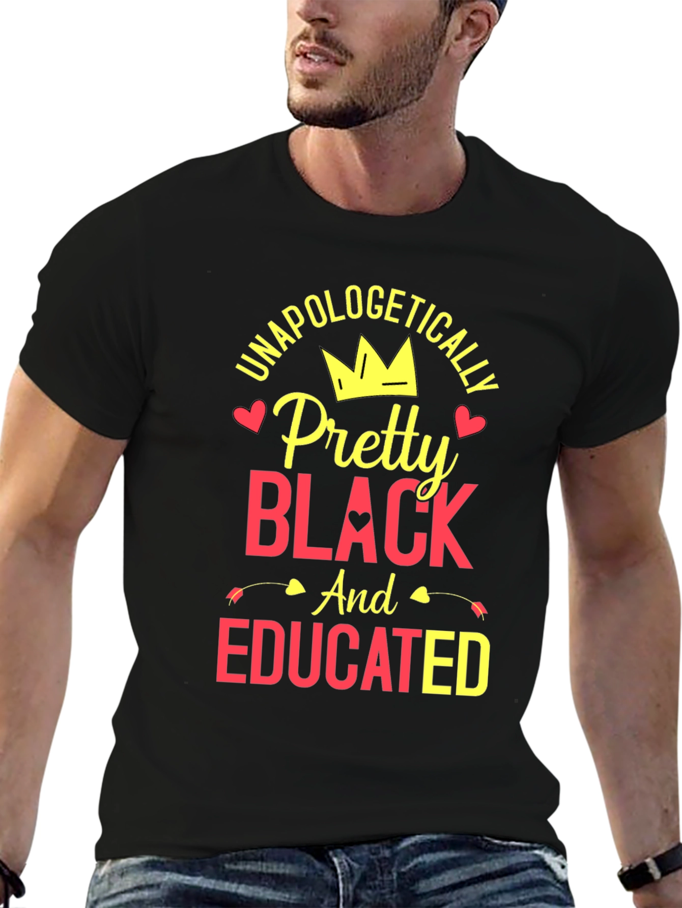 Unapologetically Pretty Black Educated Tee