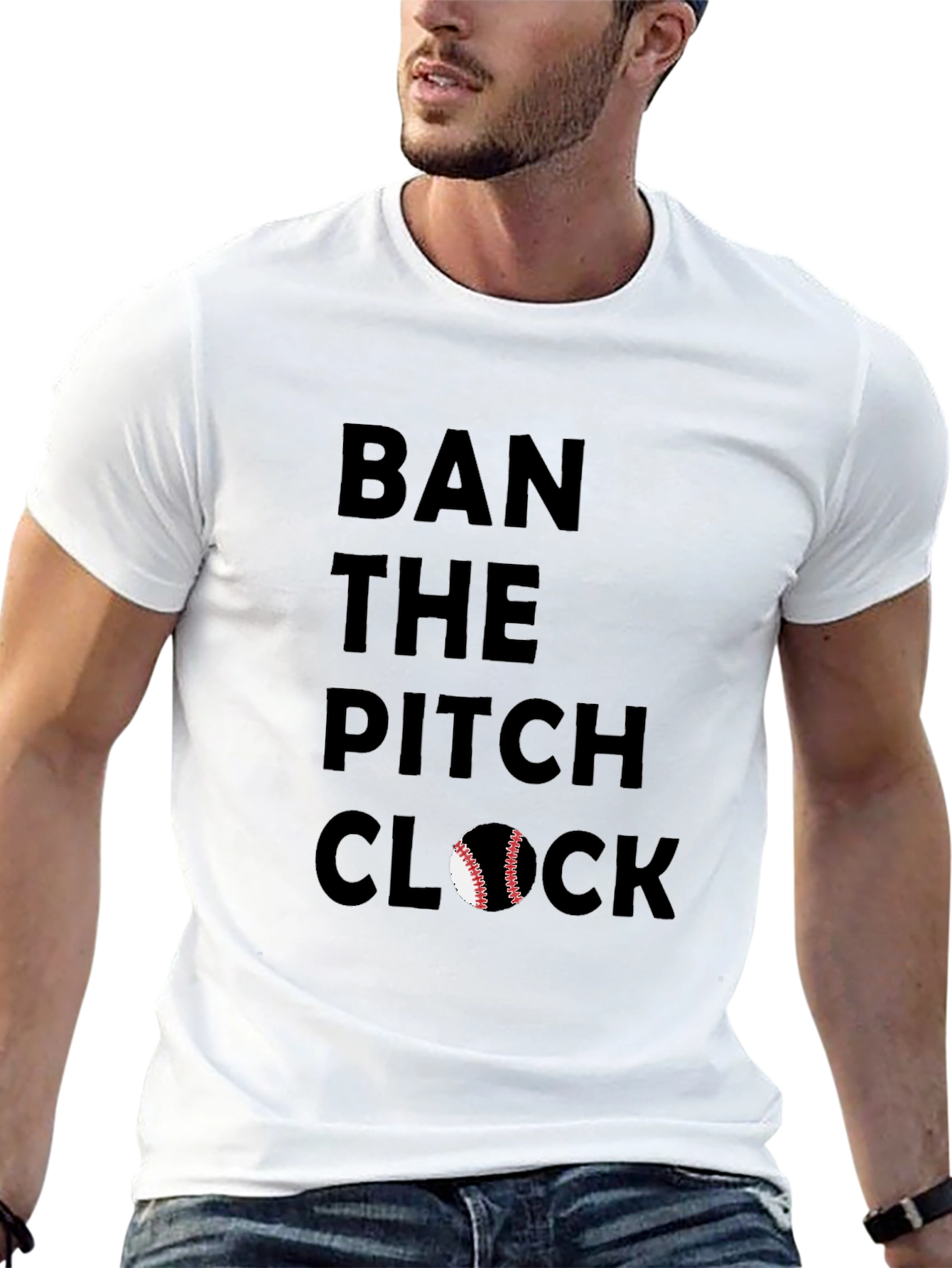 Ban the Pitch Clock Graphic Tee