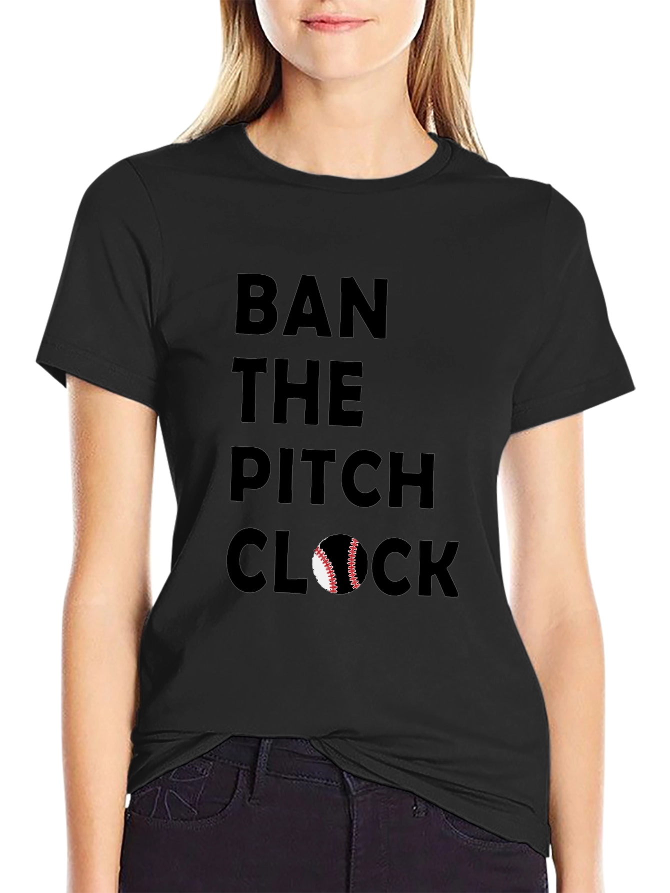 Ban the Pitch Clock Graphic Tee
