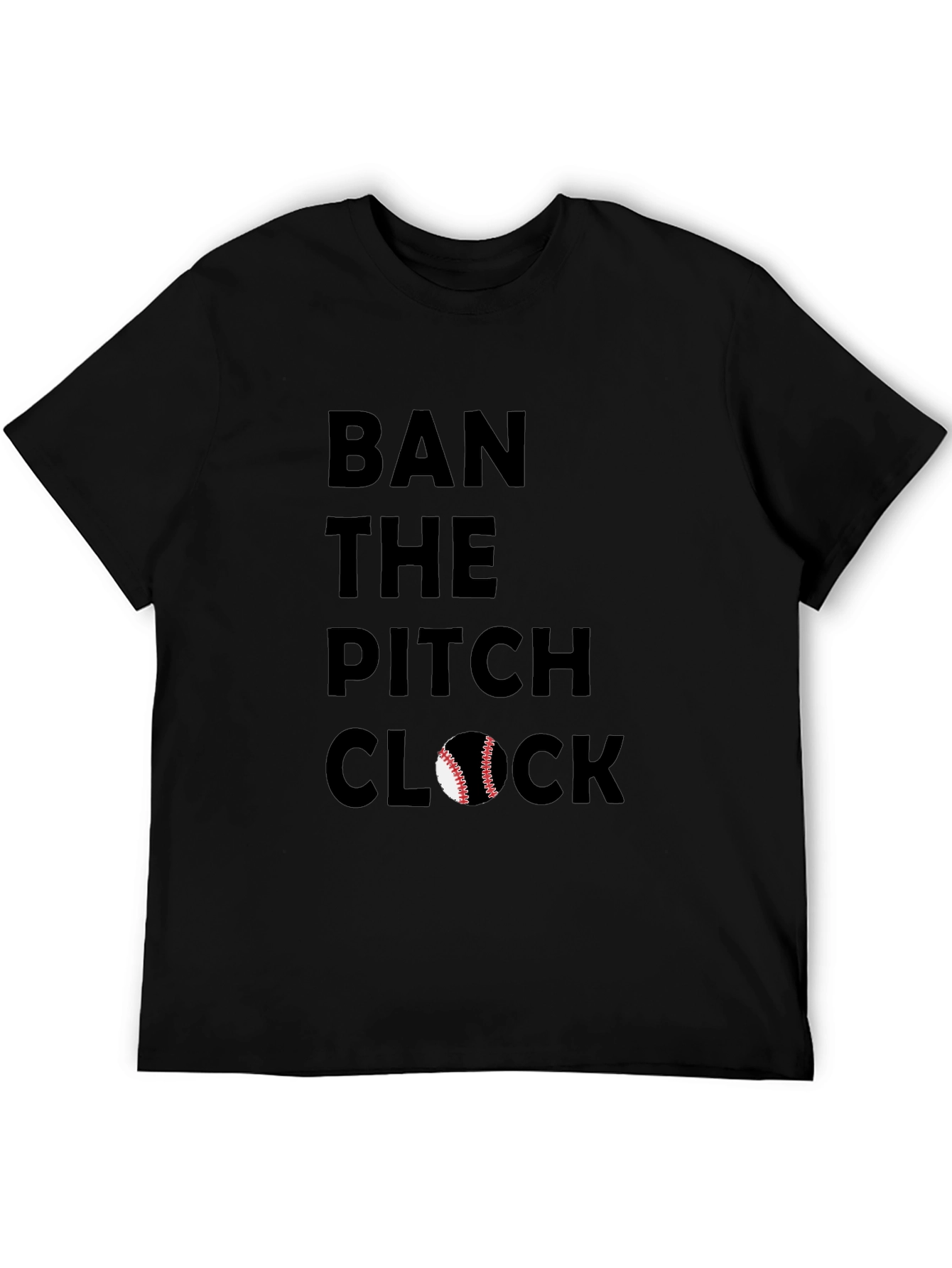 Ban the Pitch Clock Graphic Tee