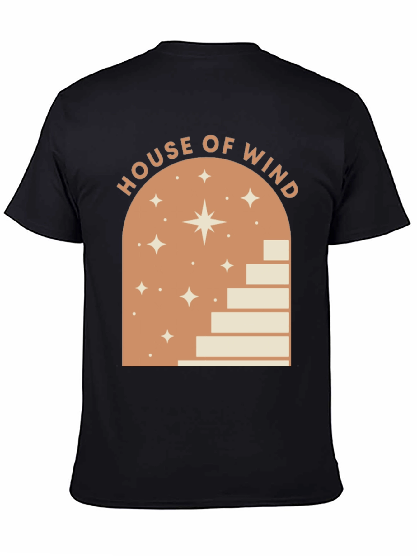 House of Wind Graphic Tee - Unisex Black T-Shirt