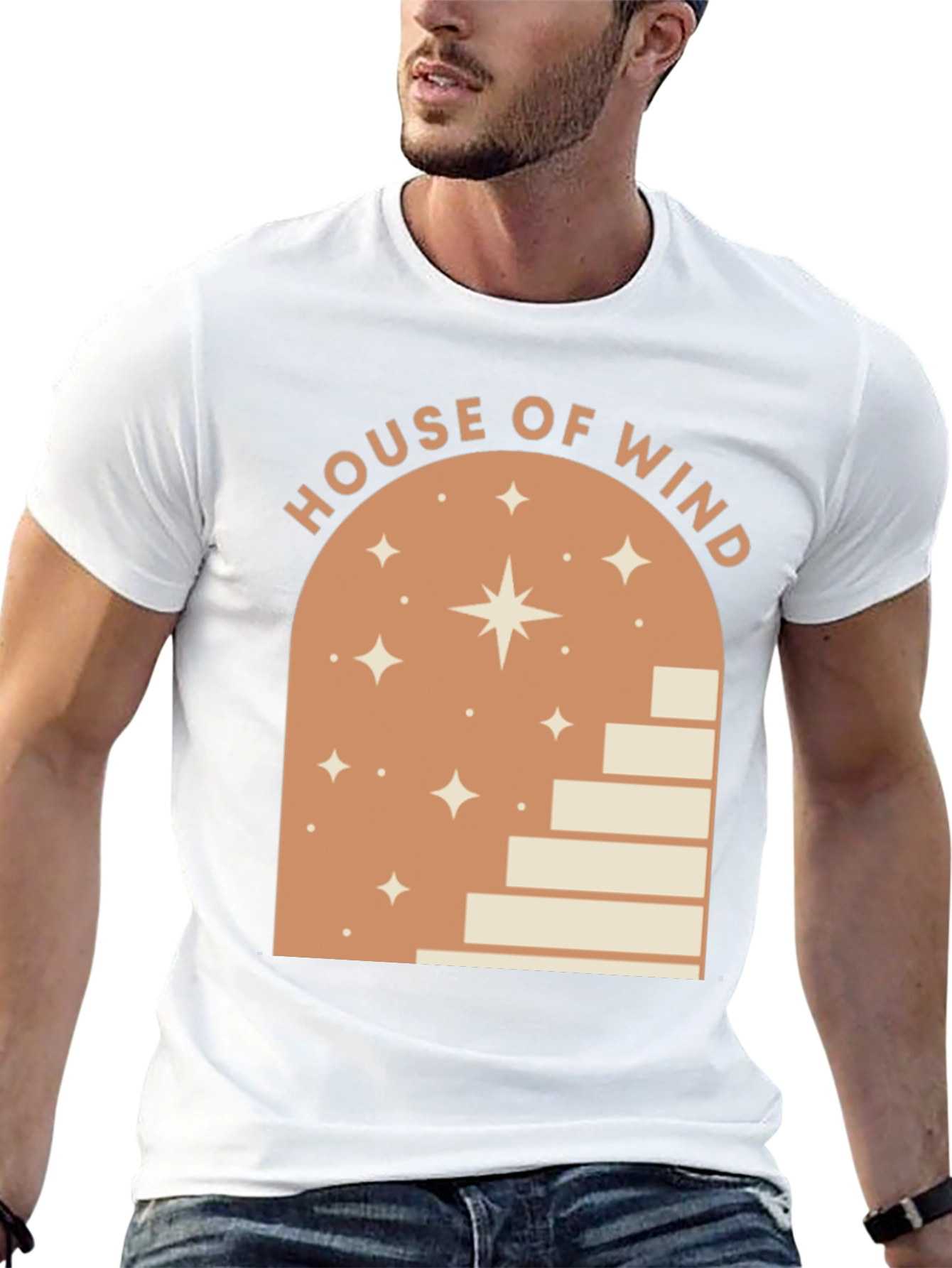 House of Wind Graphic Tee - Unisex Black T-Shirt