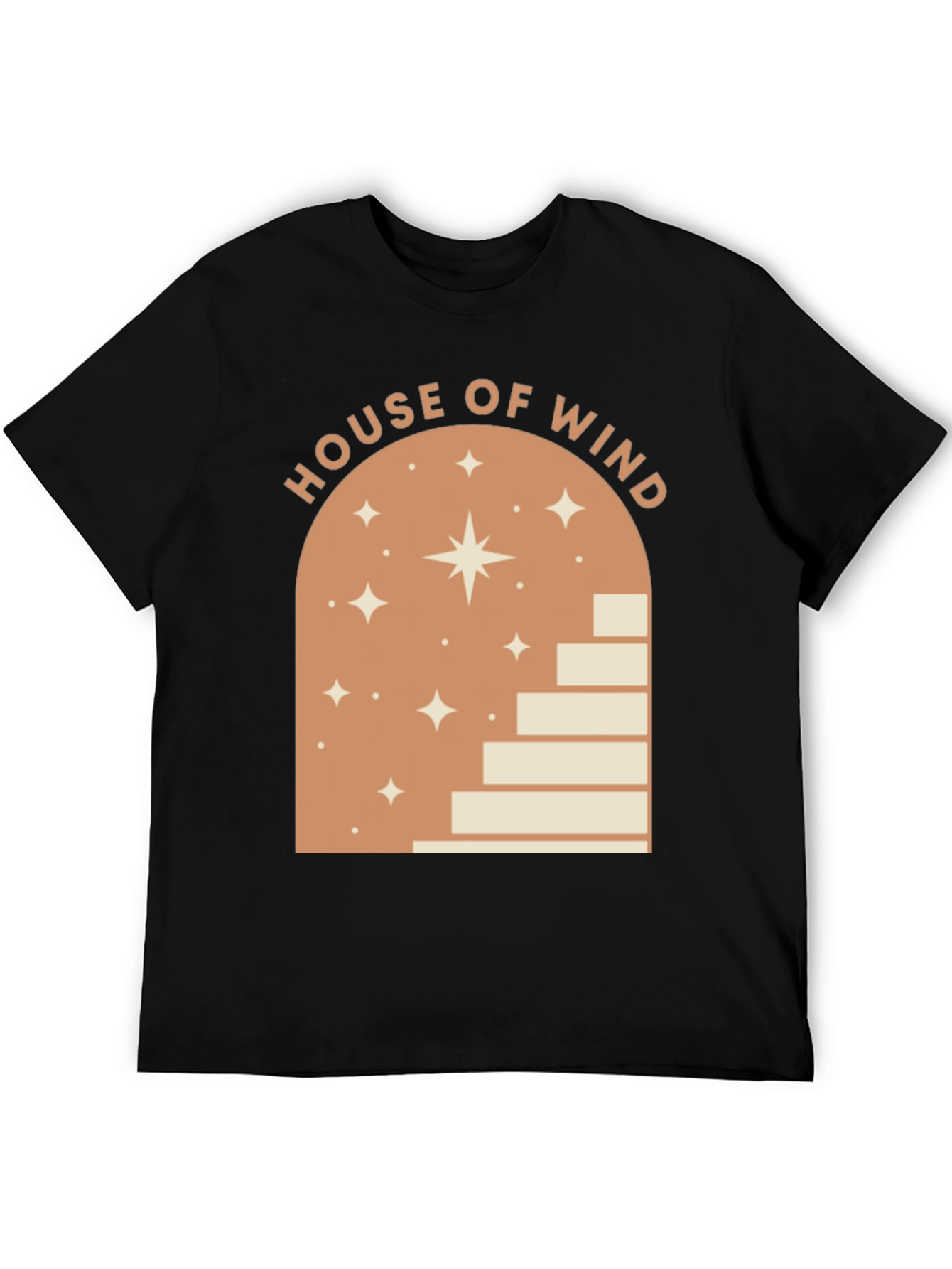 House of Wind Graphic Tee - Unisex Black T-Shirt