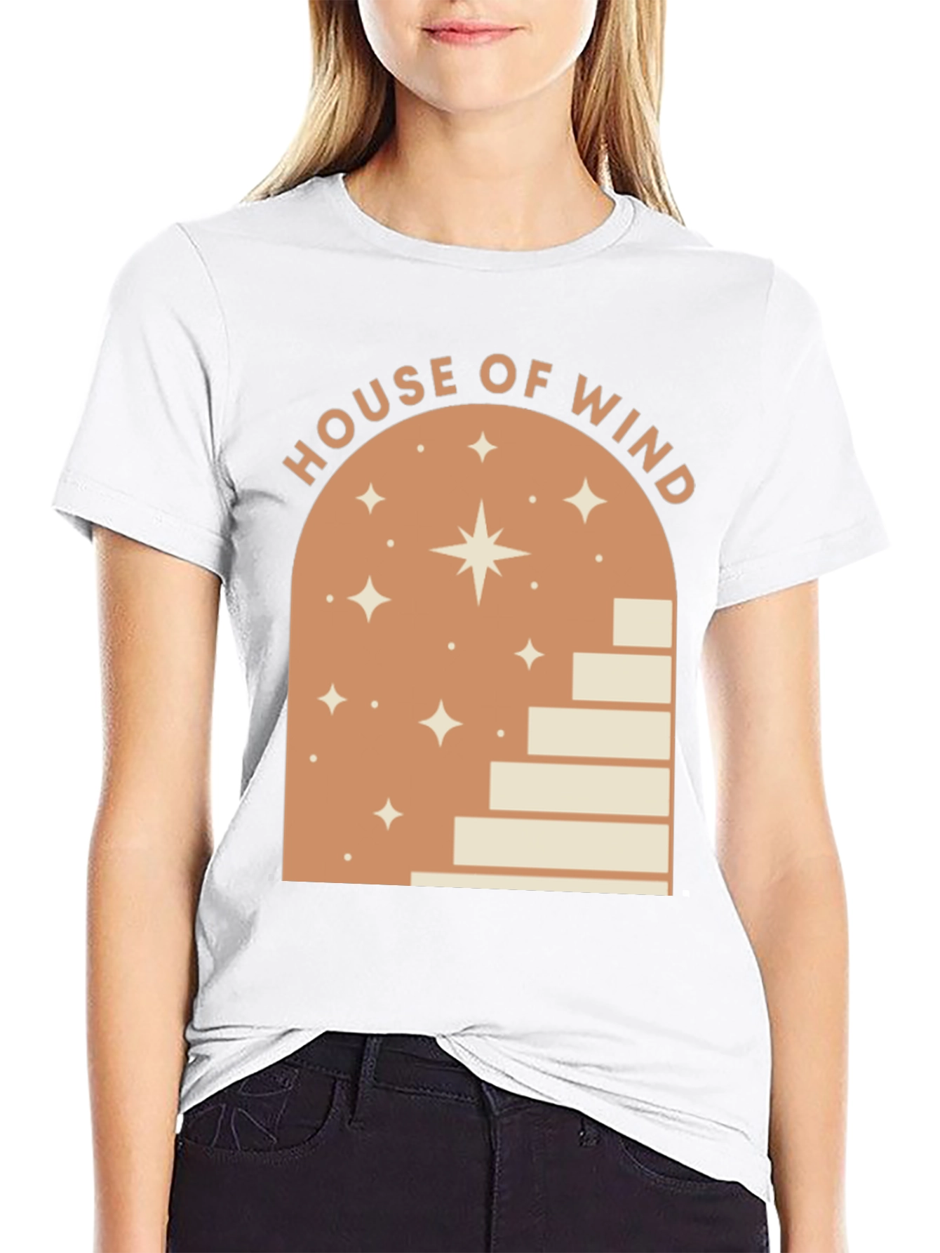 House of Wind Graphic Tee - Unisex Black T-Shirt