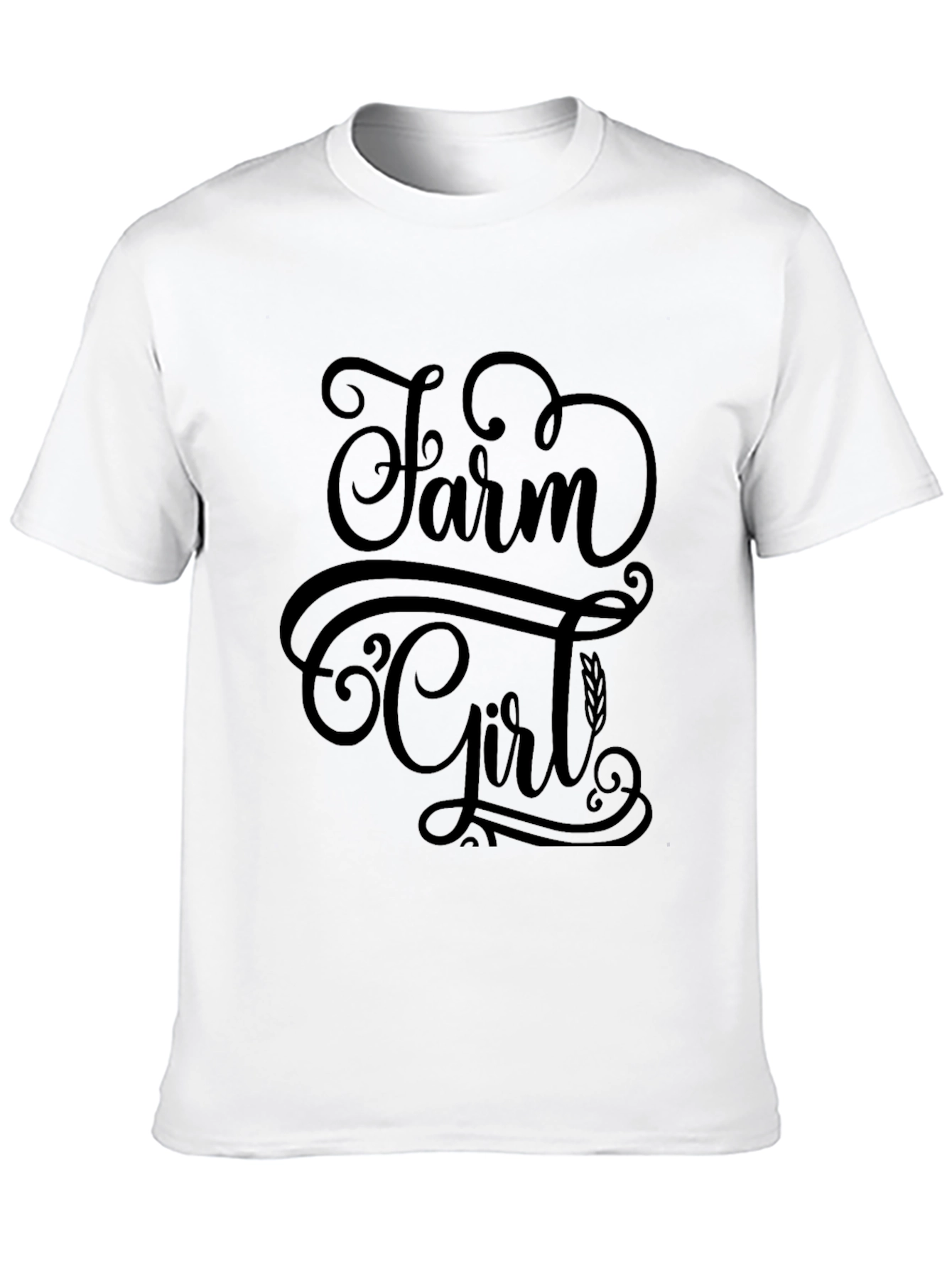 Farm Girl Black T-Shirt
