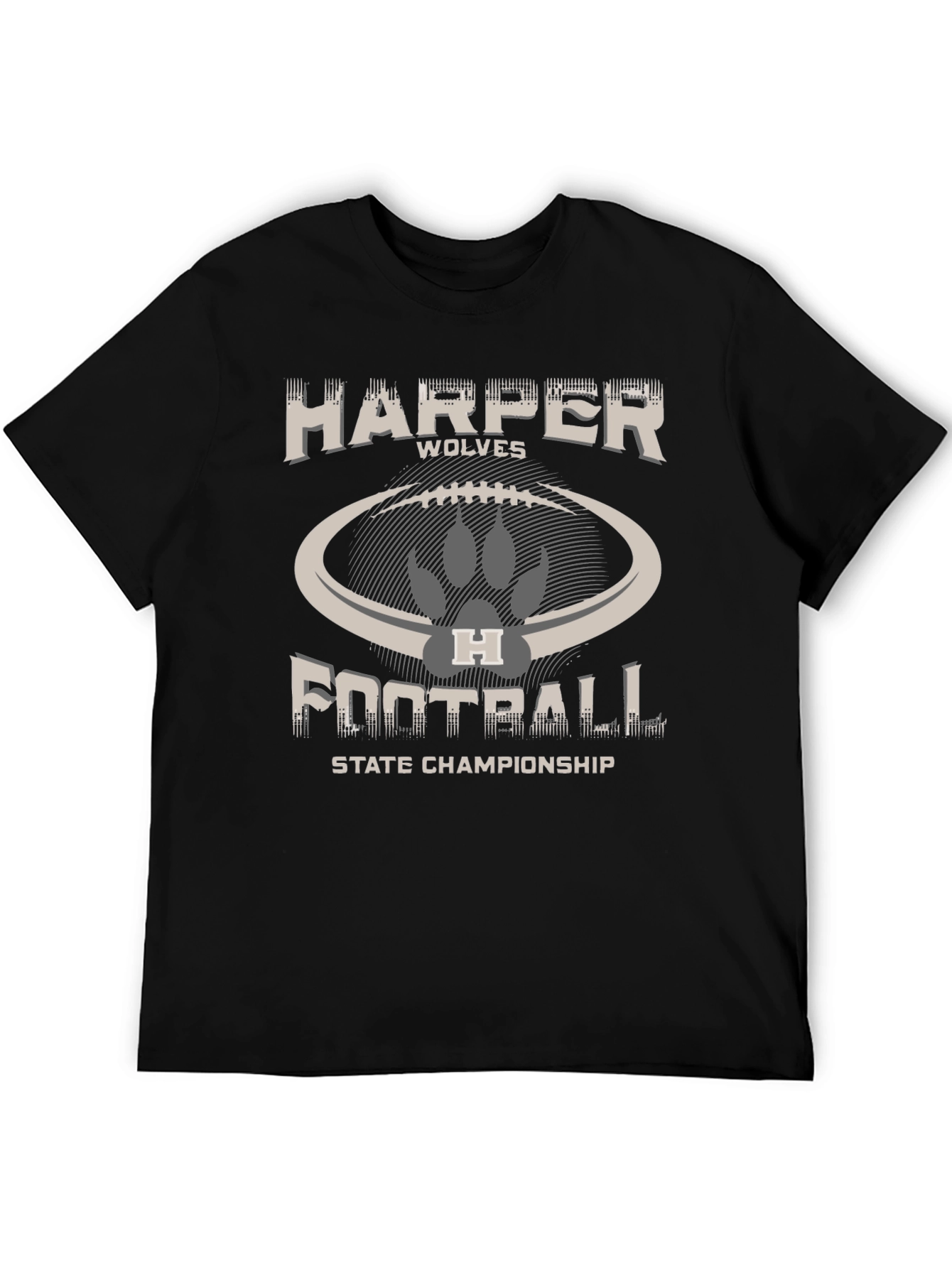 Harper Wolves Football State Championship T-Shirt