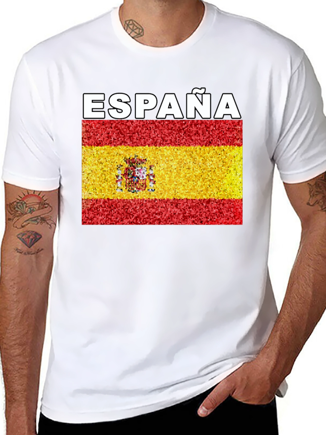 España Flag T-Shirt - Spain Pride Tee