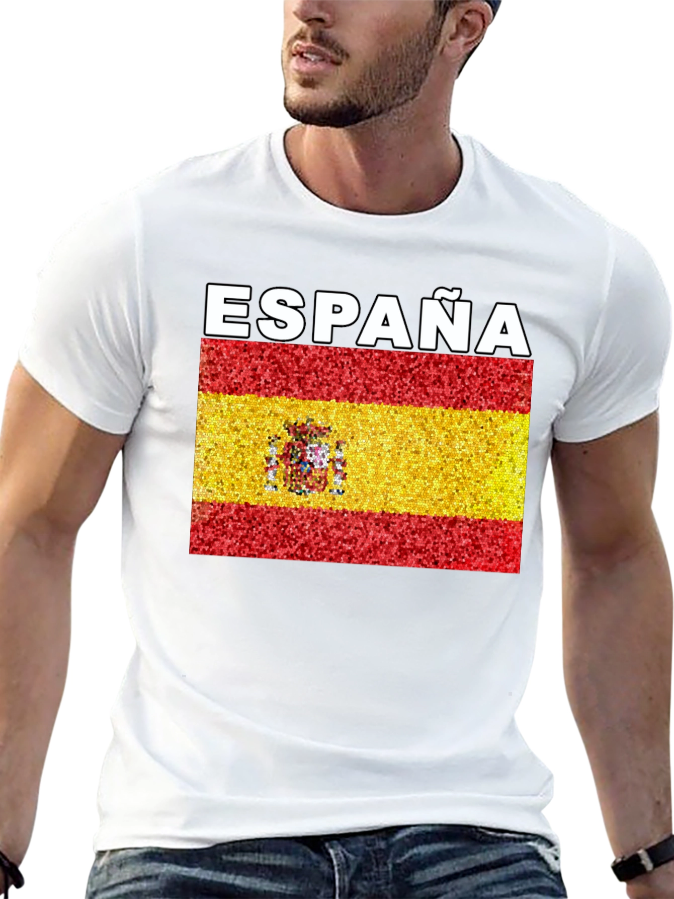 España Flag T-Shirt - Spain Pride Tee