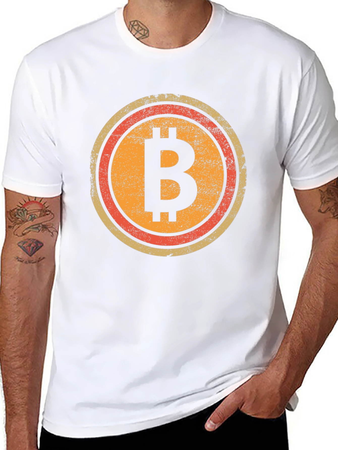 Bitcoin Retro Style Graphic Tee