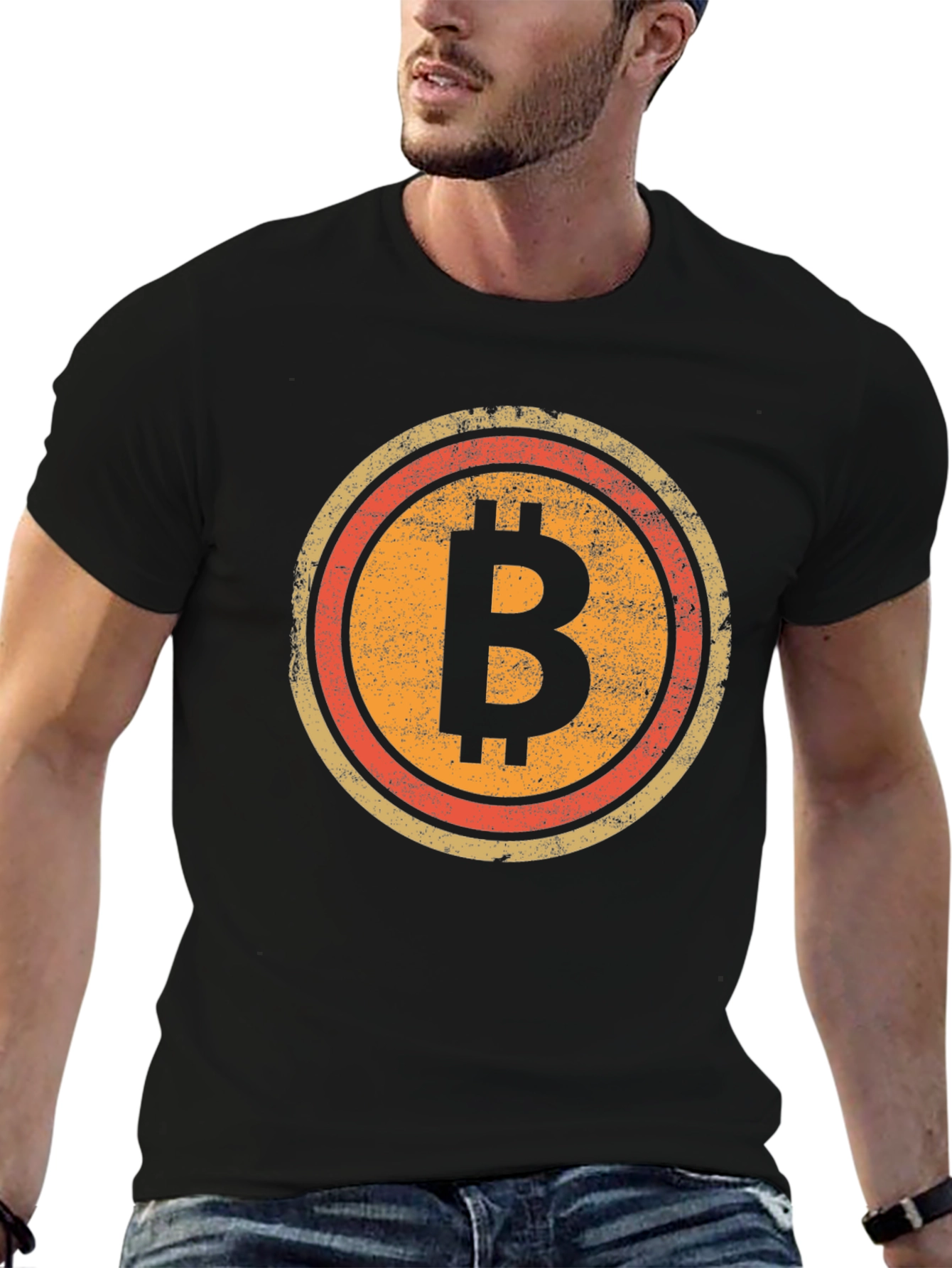 Bitcoin Retro Style Graphic Tee