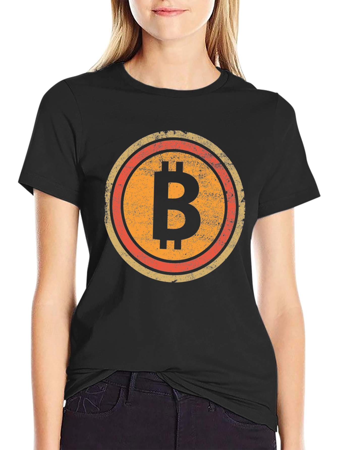 Bitcoin Retro Style Graphic Tee