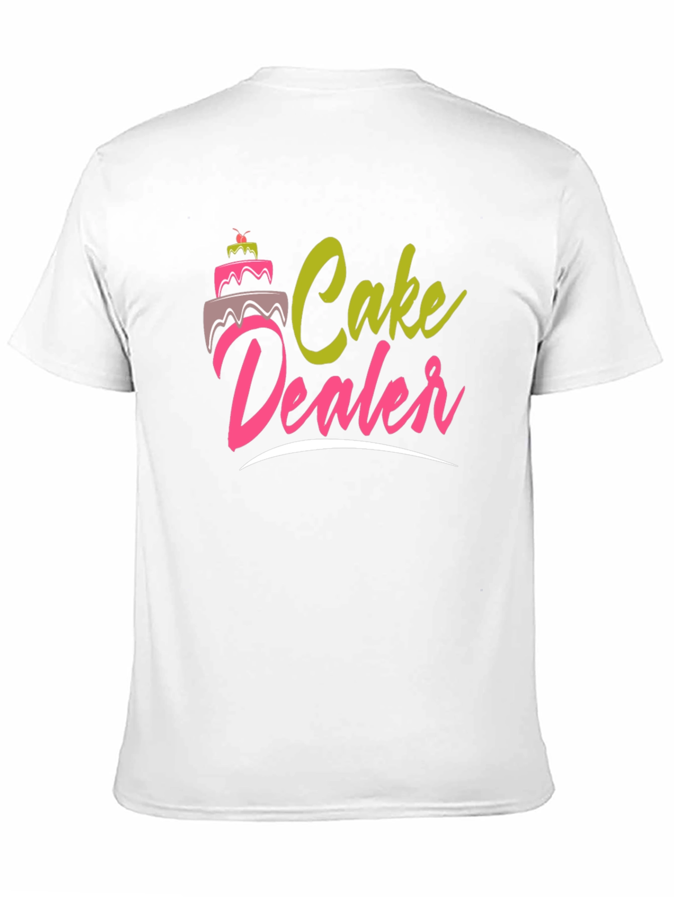 Cake Dealer Graphic T-Shirt - Funny Baker Tee