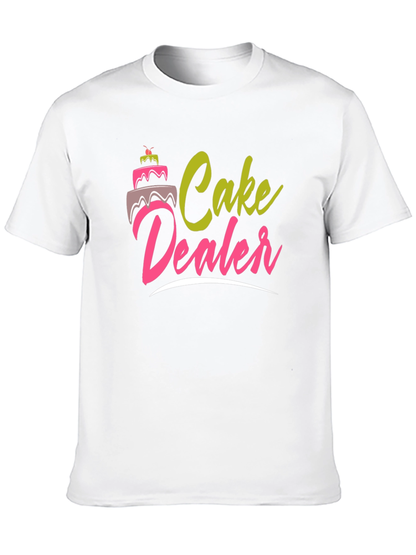 Cake Dealer Graphic T-Shirt - Funny Baker Tee