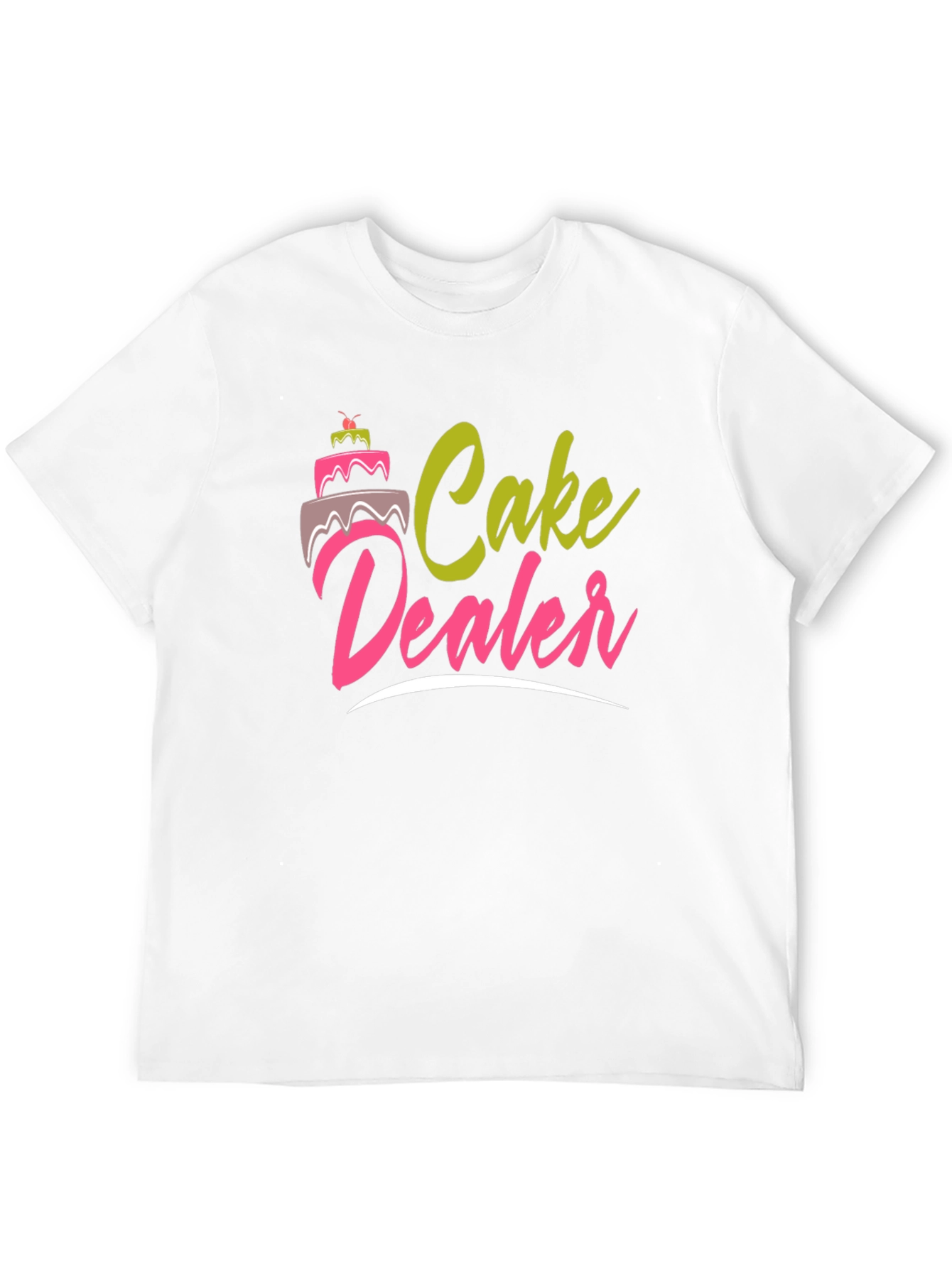 Cake Dealer Graphic T-Shirt - Funny Baker Tee